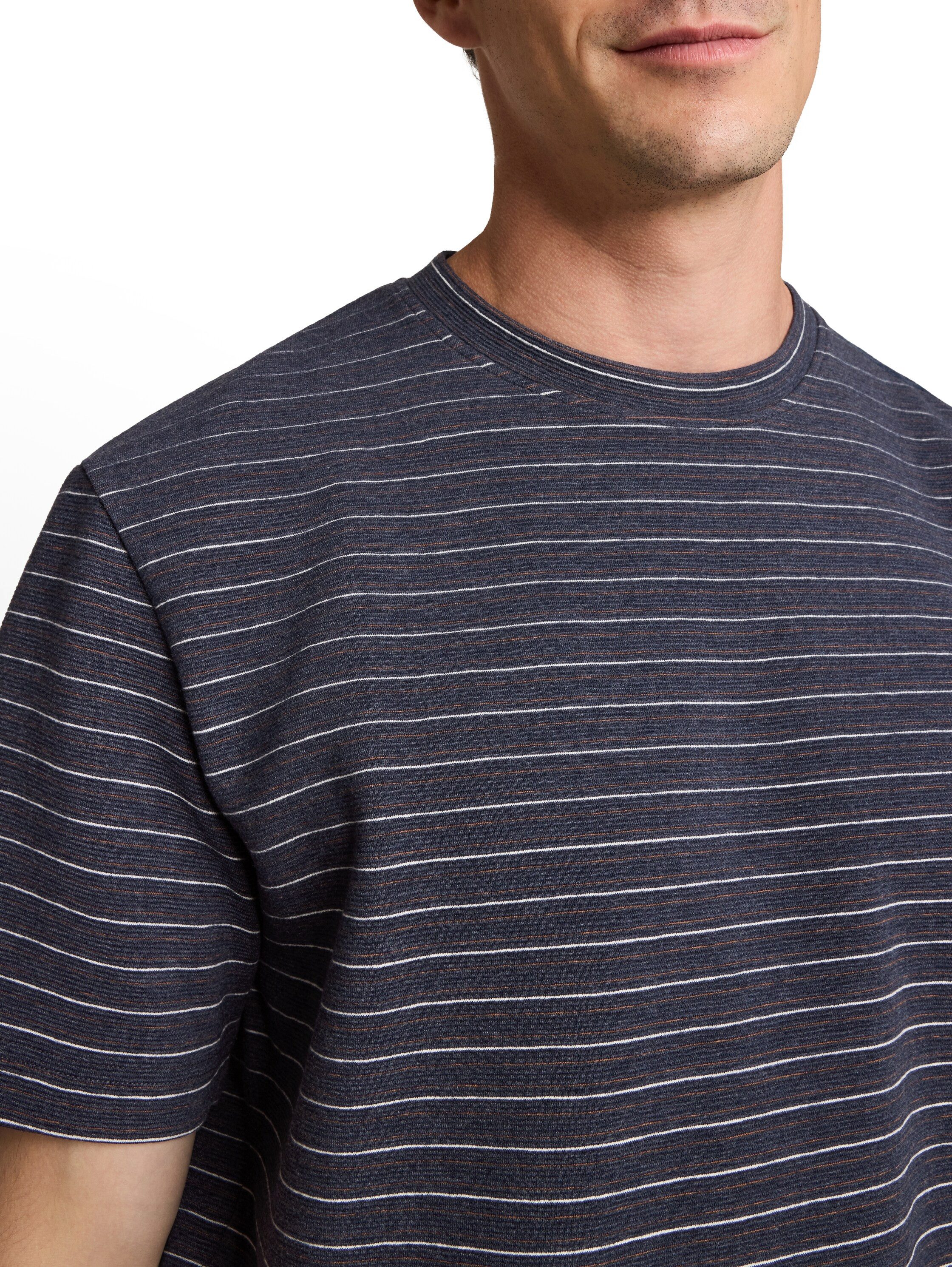 TOM TAILOR Kurzarmshirt Sommershirt mit feinen Streifen – Bild 3 von 5