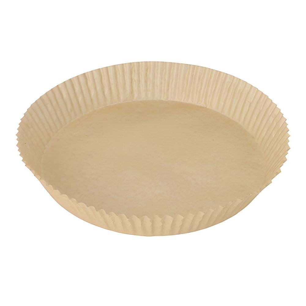 PAPSTAR Backpapier Backpapiere Ø 23 cm, 4,5 cm braun für Heißluftfritteusen 100 Stk