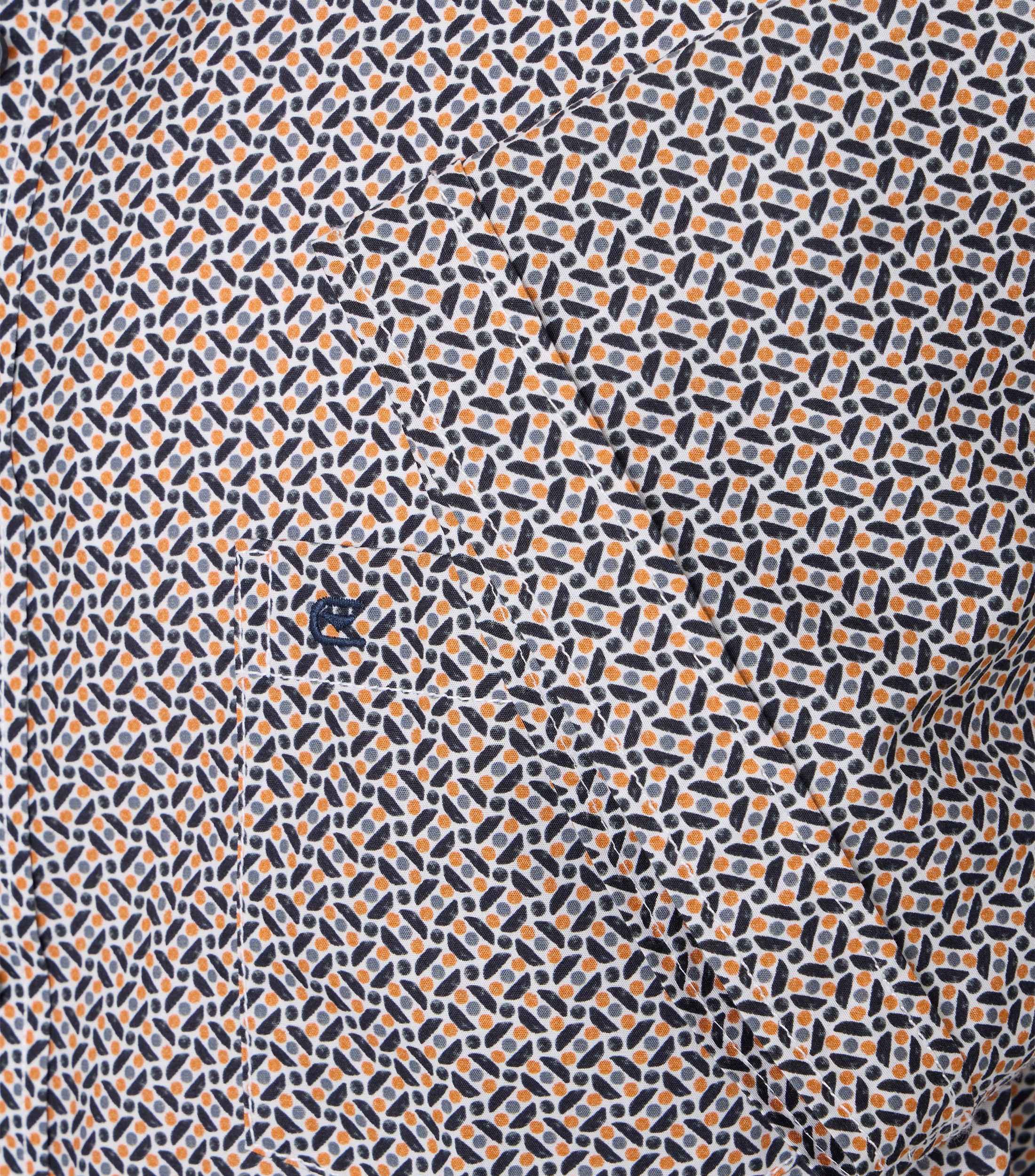 CASAMODA Kurzarmhemd CASAMODA Freizeithemd Kurzarm Print