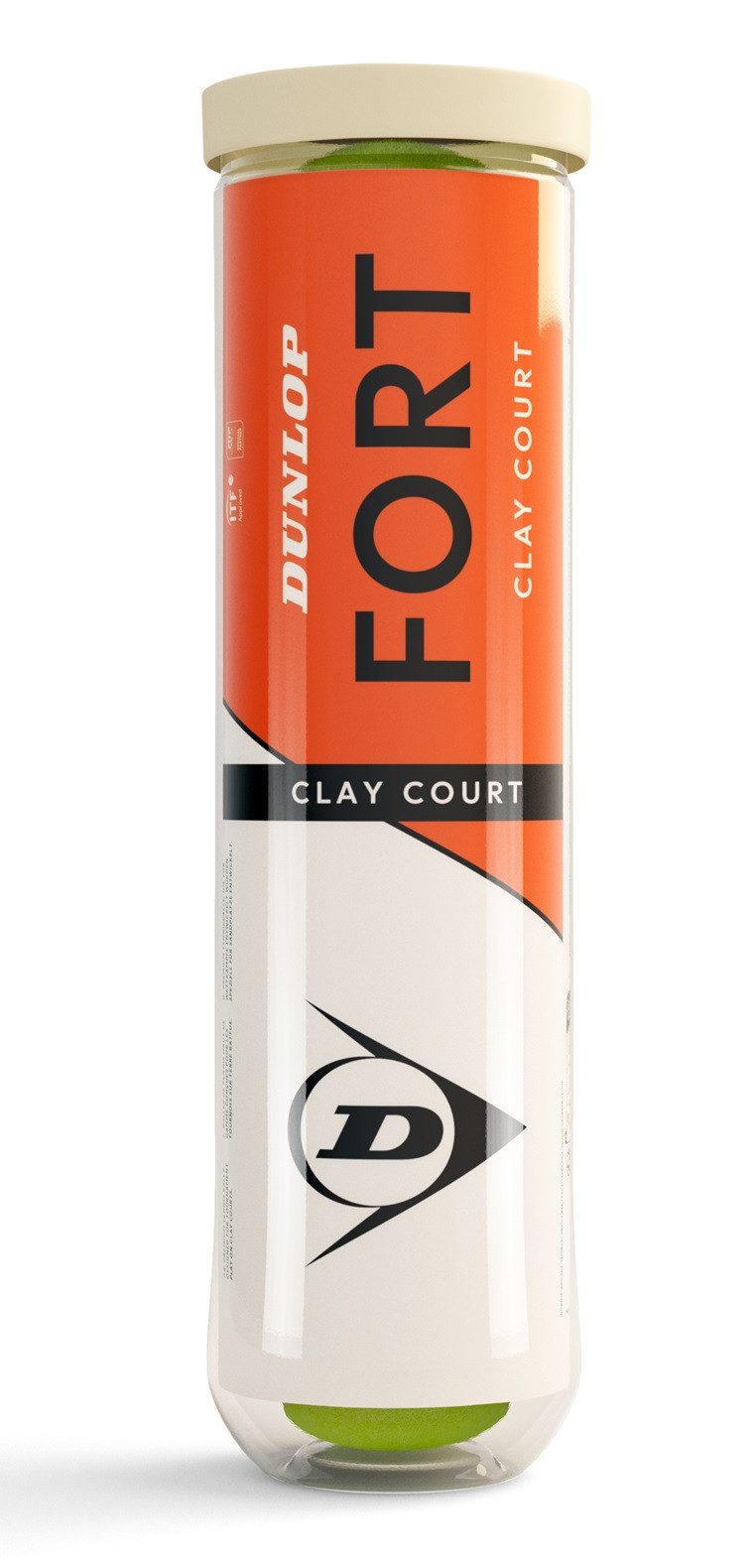 Dunlop Tennisball Fort Clay Court (Sandplatz) Dose 4er