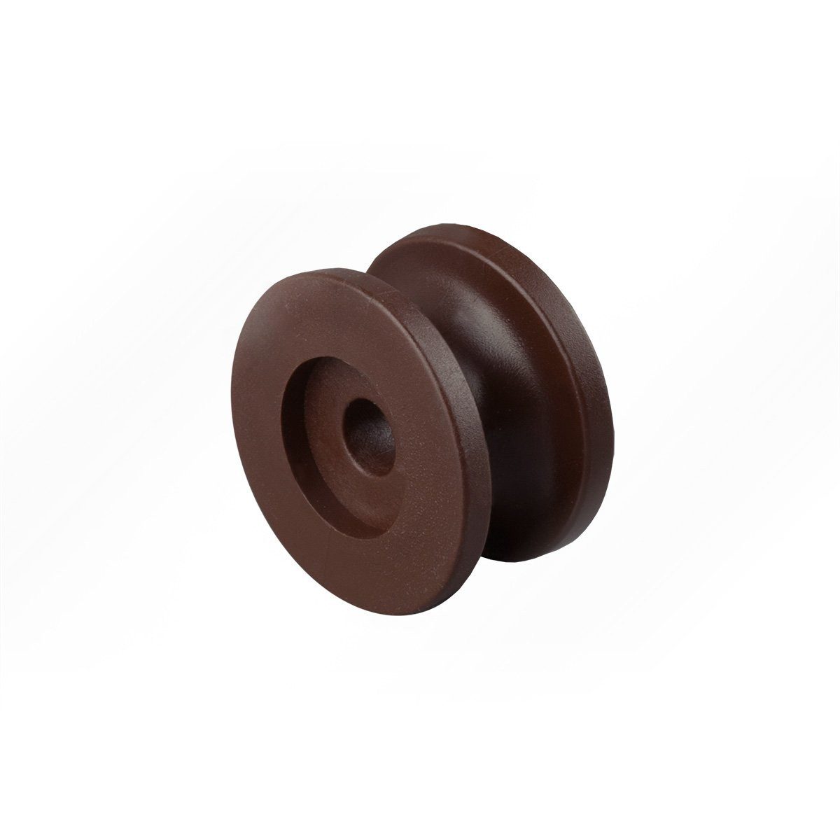 LYSEL® Knopf Rundknopf Planenknopf für Expanderseil 6-8mm braun