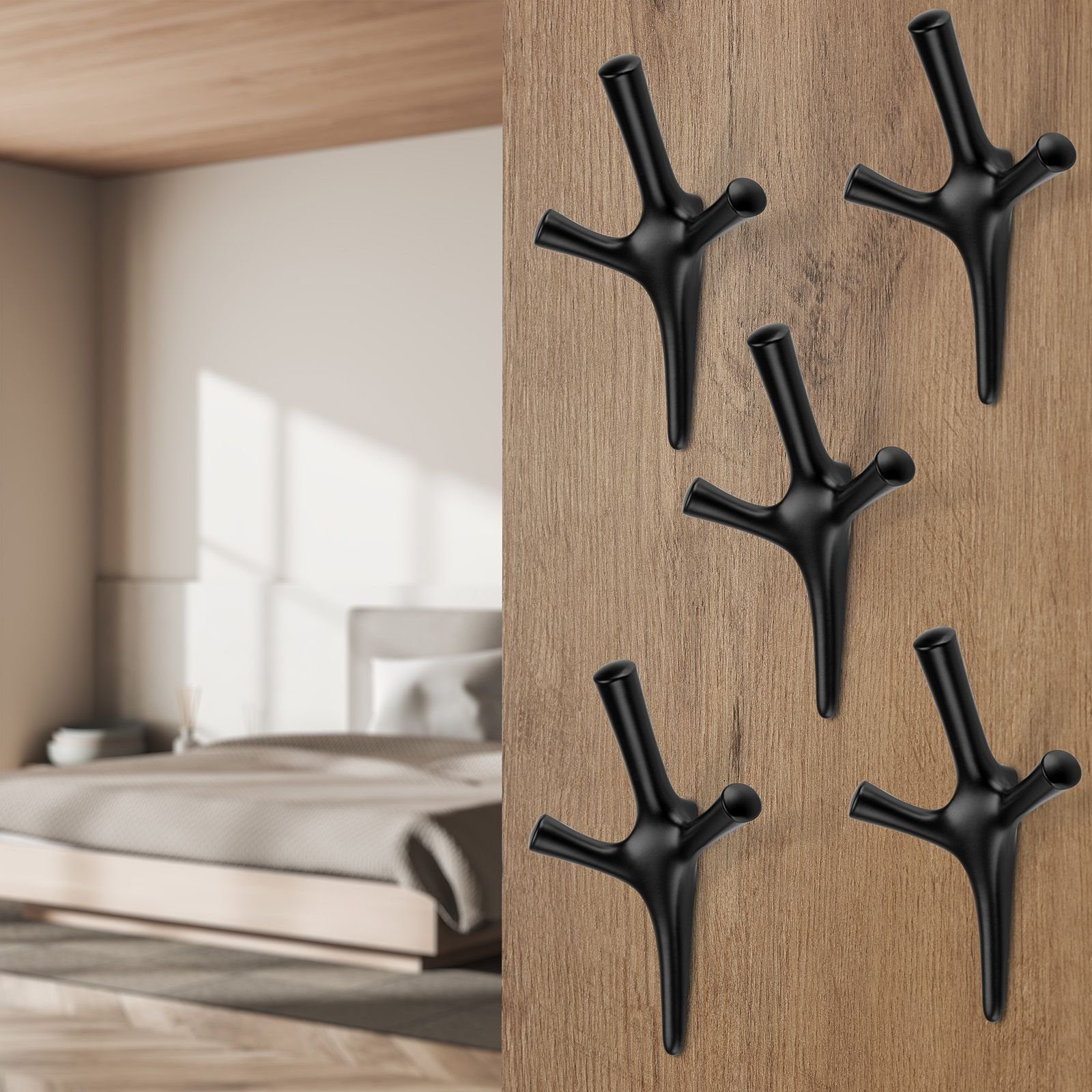 SO-TECH® Kleiderhaken Garderobenhaken TRICORNO 15,7 x 10,6 cm, (1-St), Chro günstig online kaufen