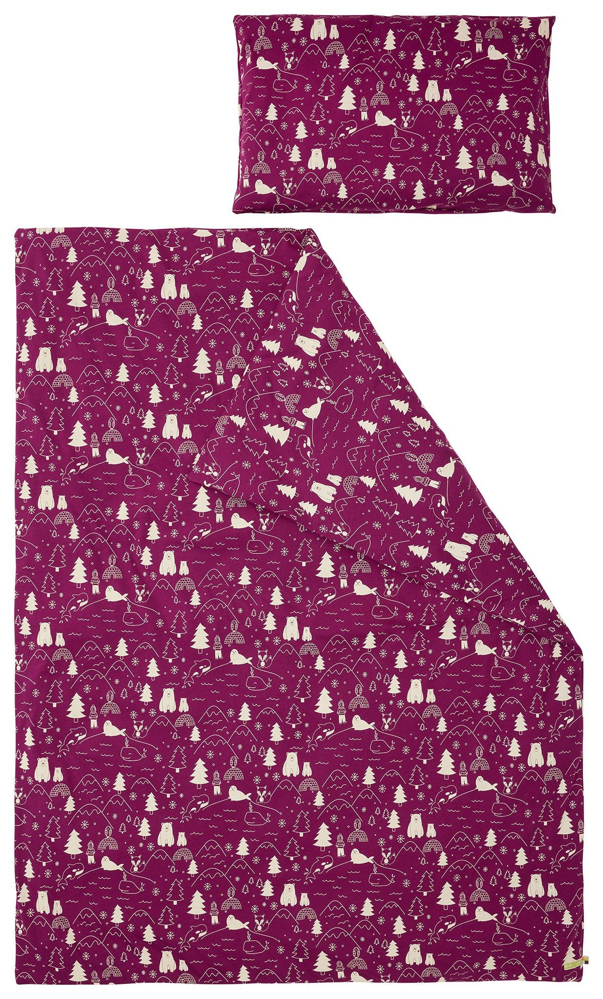 loud + proud Kinderbettwäsche aus weichem Jersey, 100 x 135cm, 2 teilig, Bio Baumwolle, GOTS