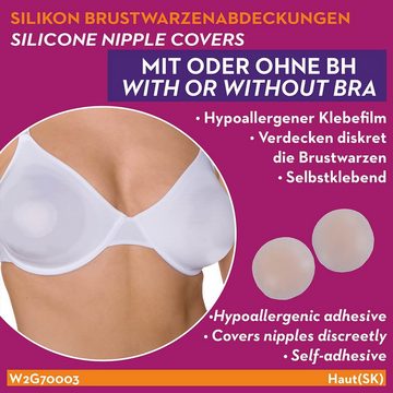 Miss Perfect Brustwarzenabdeckung W2G70003, Brustwarzen Abdeckungen in Haut aus Silikon
