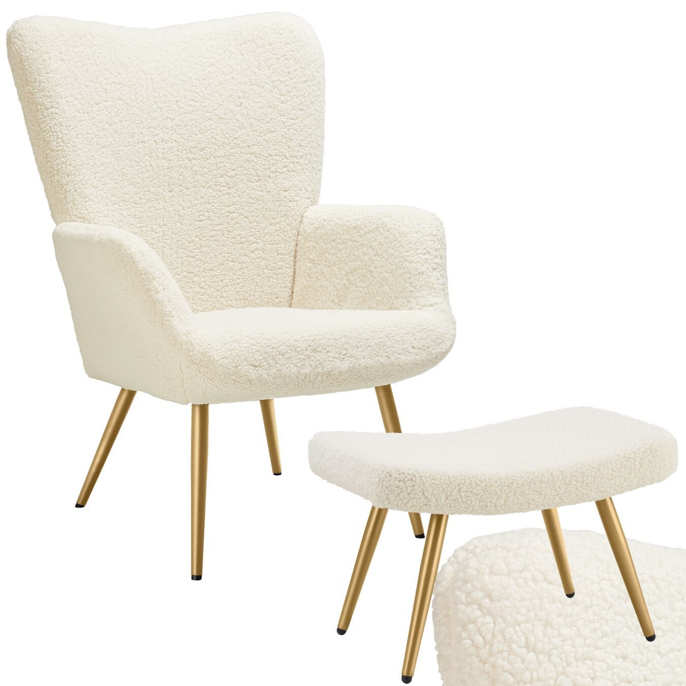 tectake Relaxsessel Sessel Hygge gepolstert inklusive günstig online kaufen