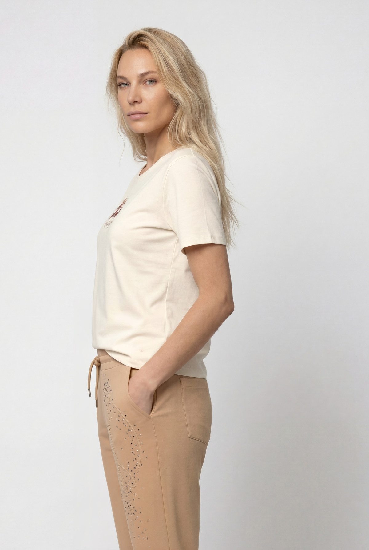 Monari T-Shirt Shirt Macarons Regular fit mit Rundhalsausschnitt