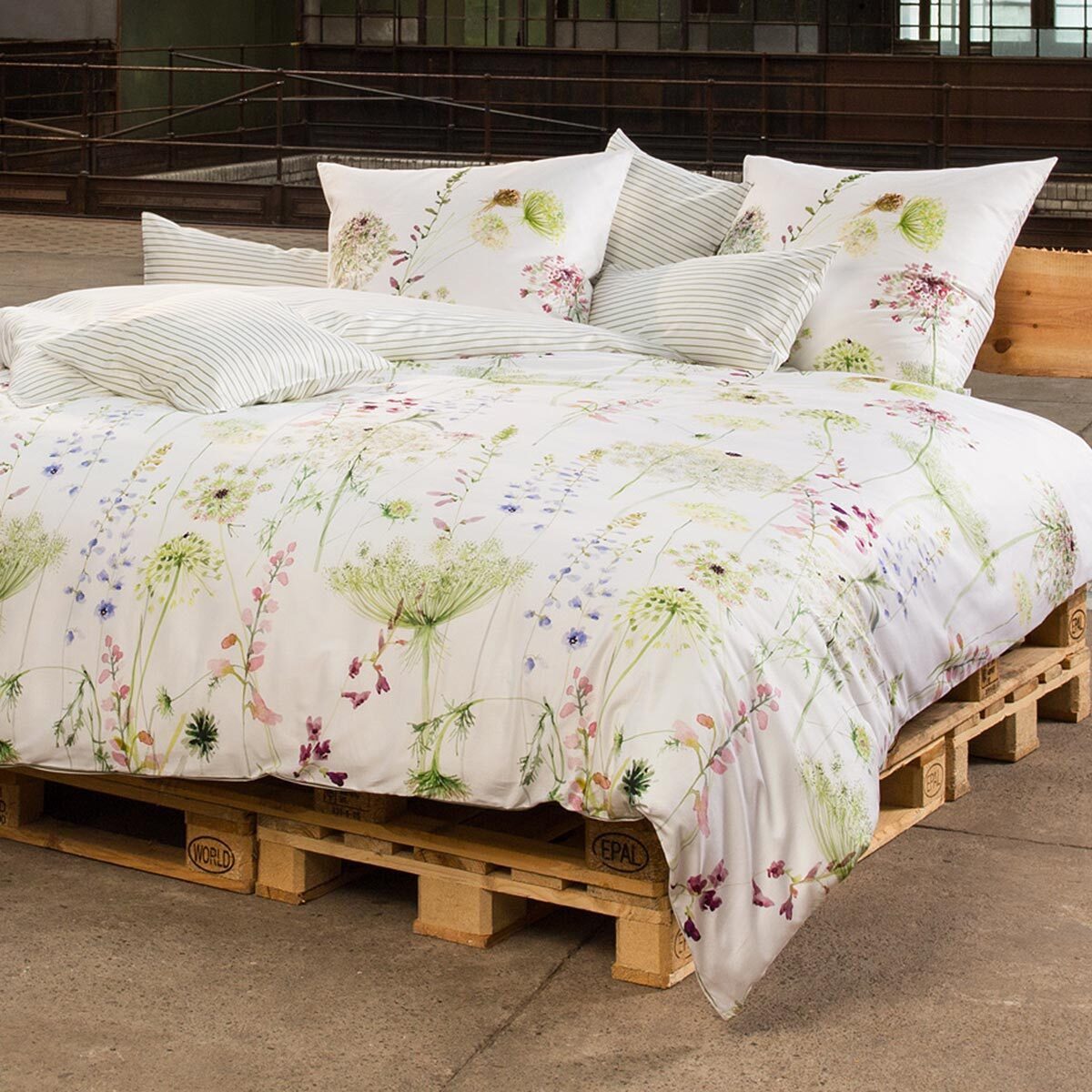 Estella Bettwäsche Meadow, Mako Satin, 3 günstig online kaufen