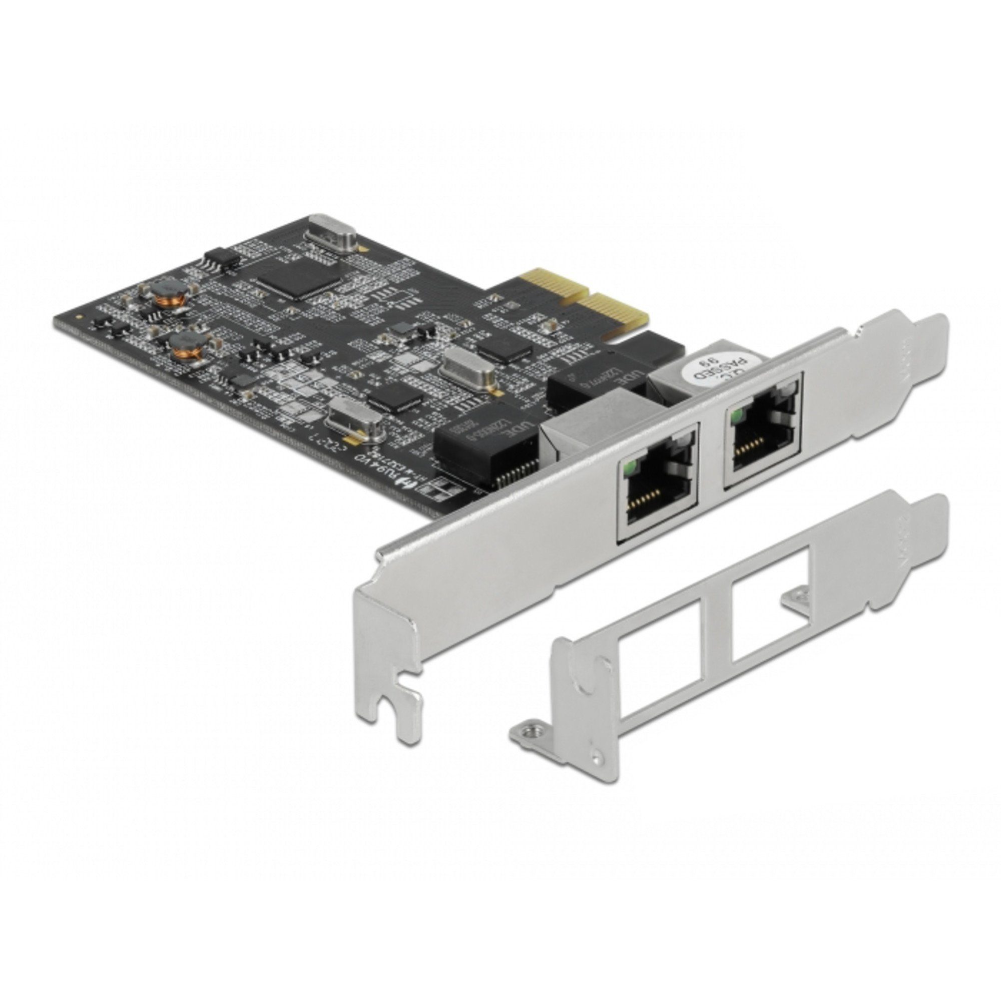 DeLOCK PCI Express x2 Karte auf 2 x RJ45 2,5 Computer-Adapter