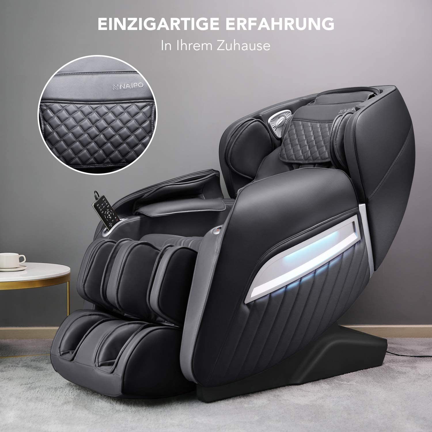 NAIPO Massagesessel Shiatsu Zero-Gravity Massagestuhl, Wärmetherapie, günstig online kaufen