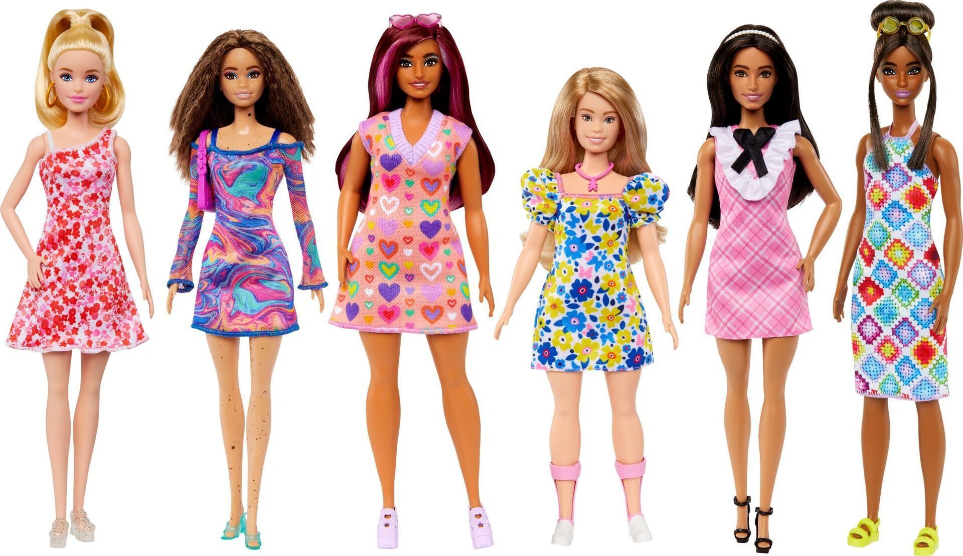 Mattel GmbH Anziehpuppe BRB Fashionistas Puppen