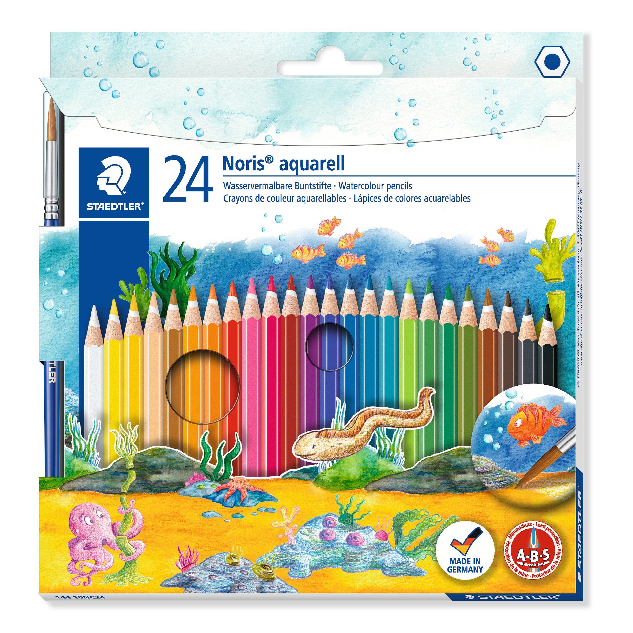 STAEDTLER Aquarellstifte Aquarell-Farbstifte, Noris Club