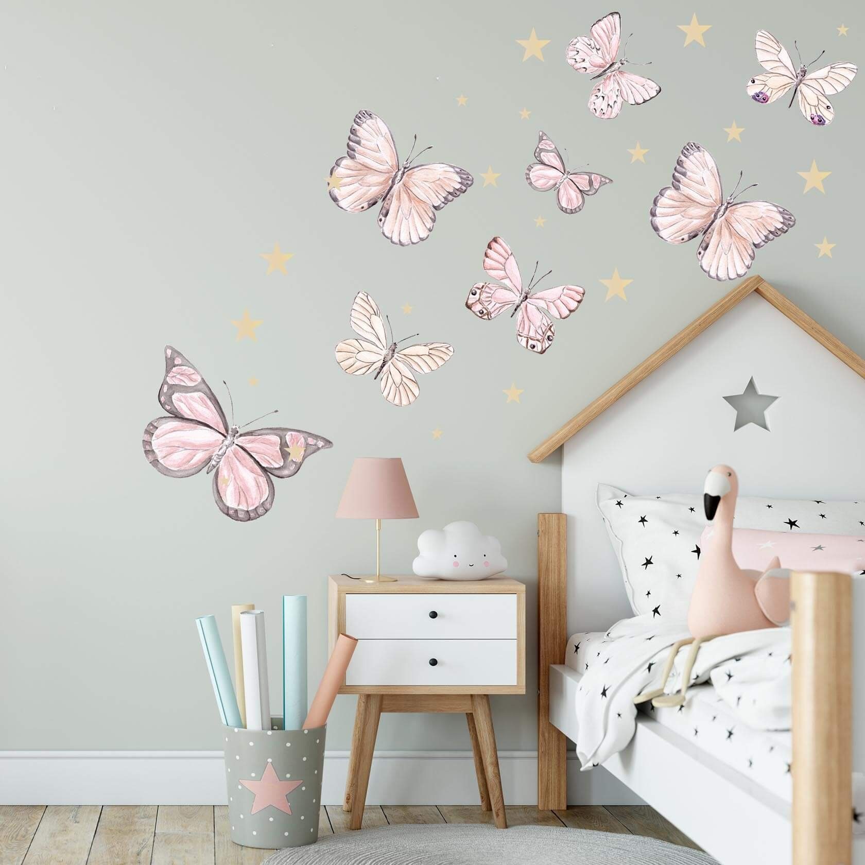 WANDKIND Wandtattoo Schmetterling Set V210 – Bild 4 von 5