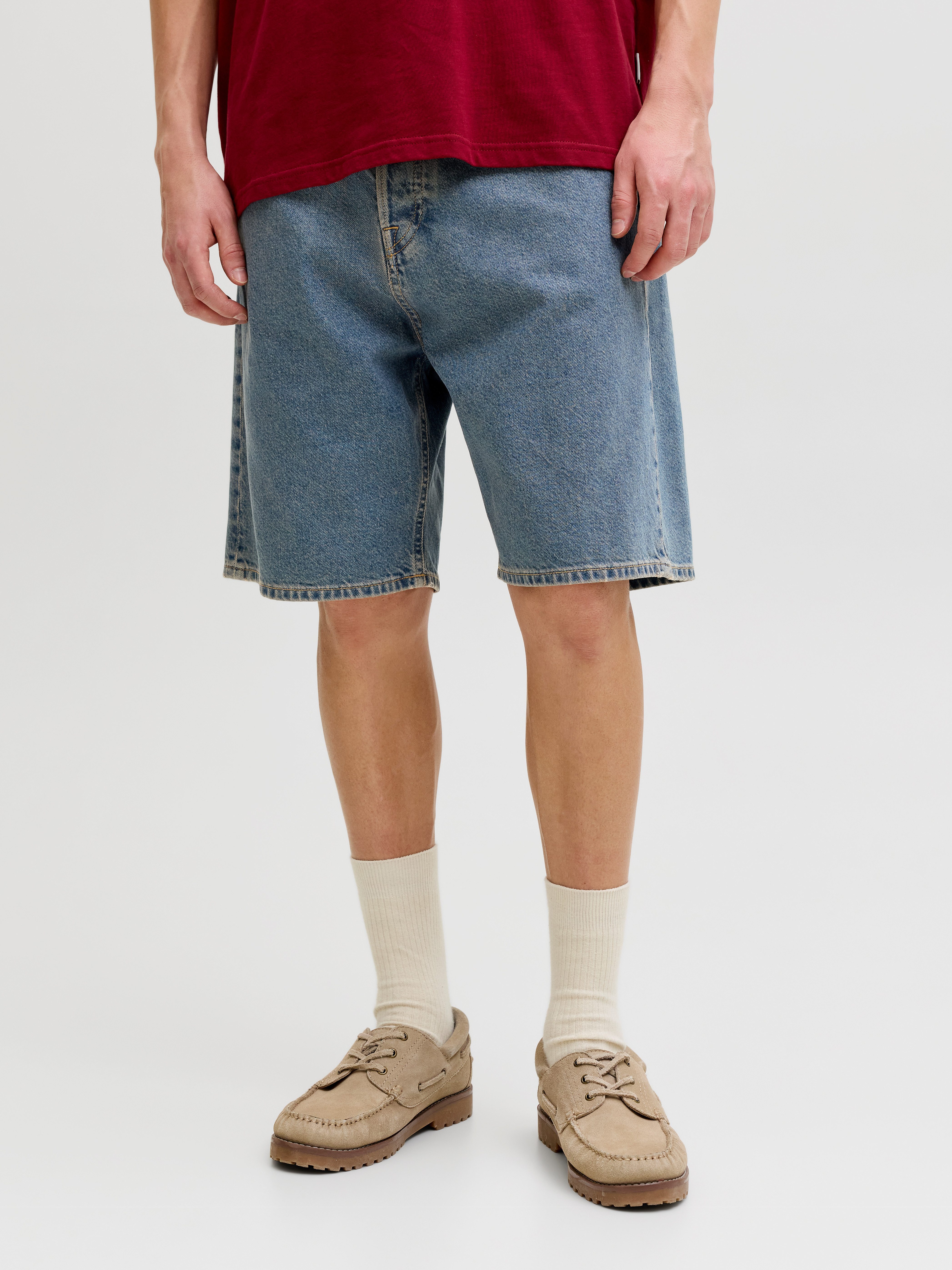 Jack & Jones Jeansshorts JJITONY JJORIGINAL SHORTS AM 460 SN Baumwollmischung, relaxed fit