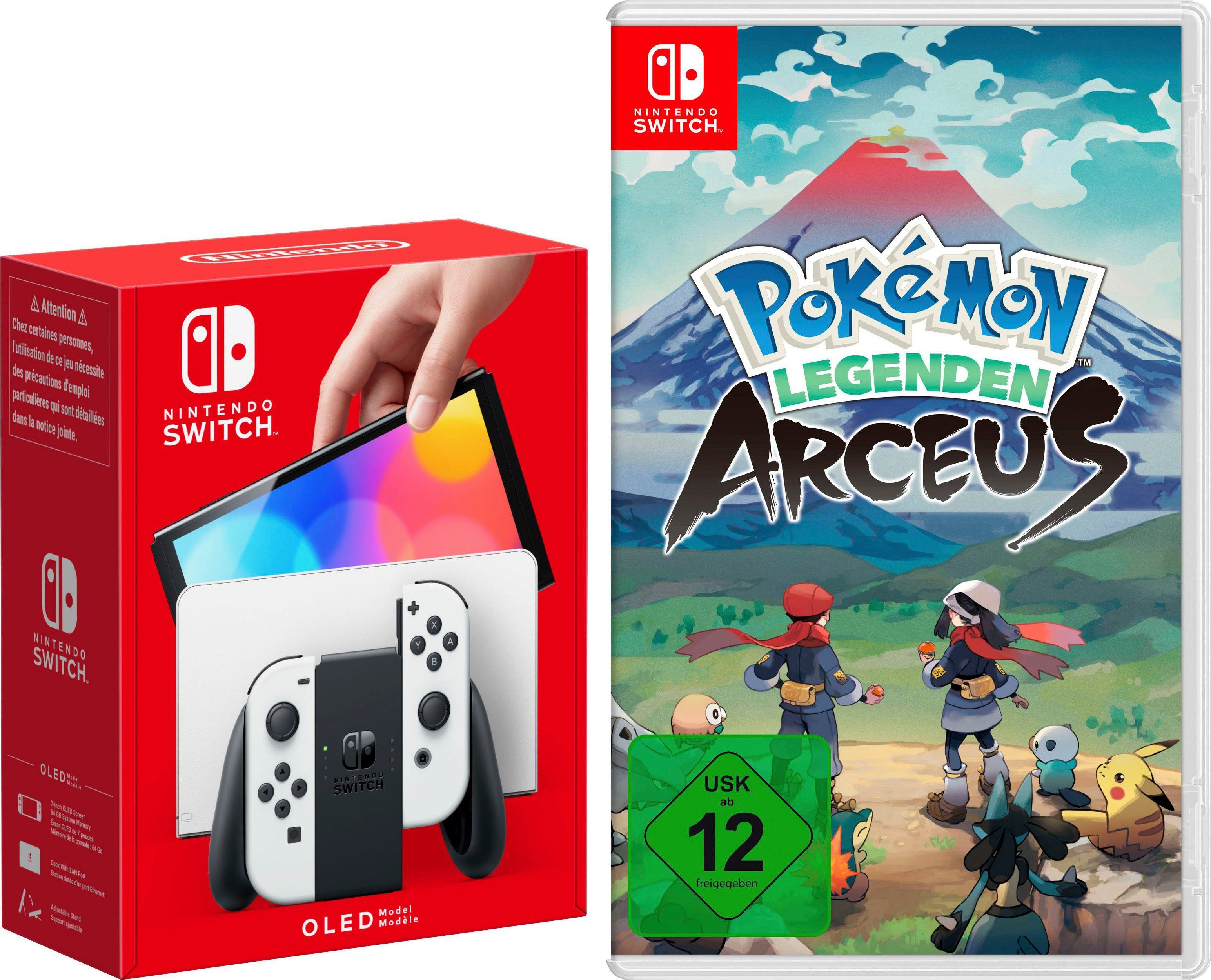 außergewöhnlich Nintendo Switch, OLED-Modell, inkl. Pokémon Arceus Legenden