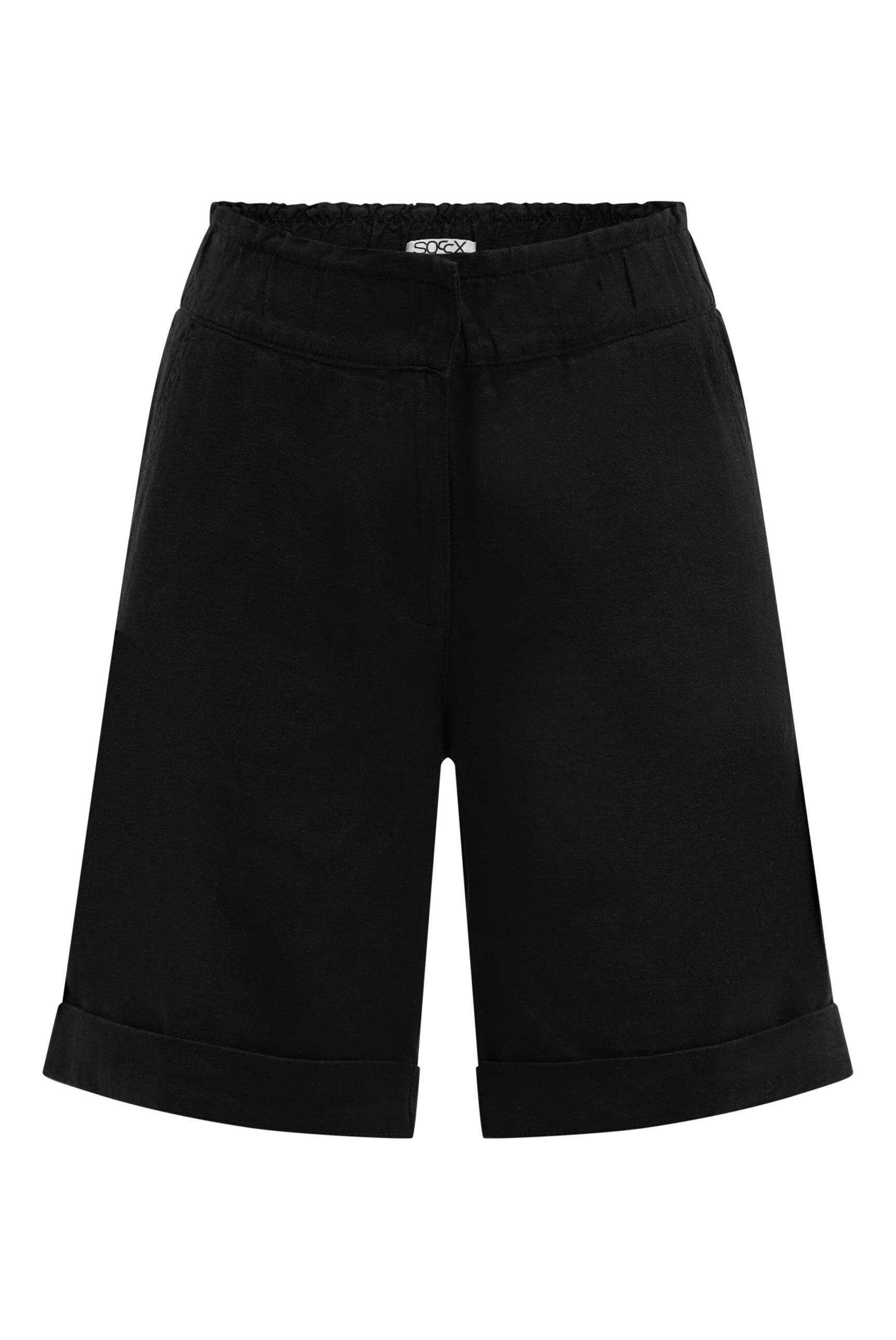 SOCCX Shorts mit Turn-Up-Saum