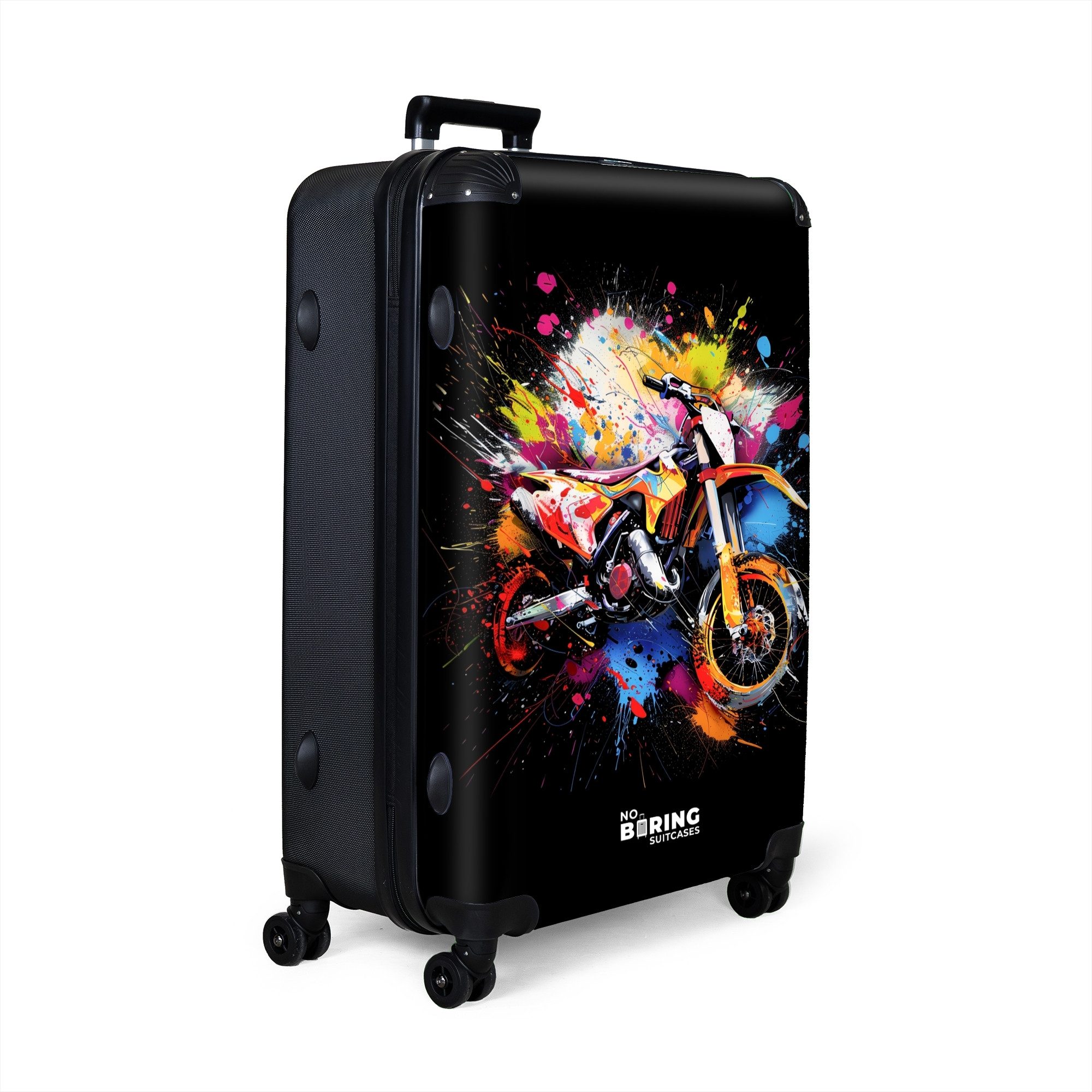 NoBoringSuitcases.com© Hartschalen-Trolley Motor mit bunter Farbe günstig online kaufen
