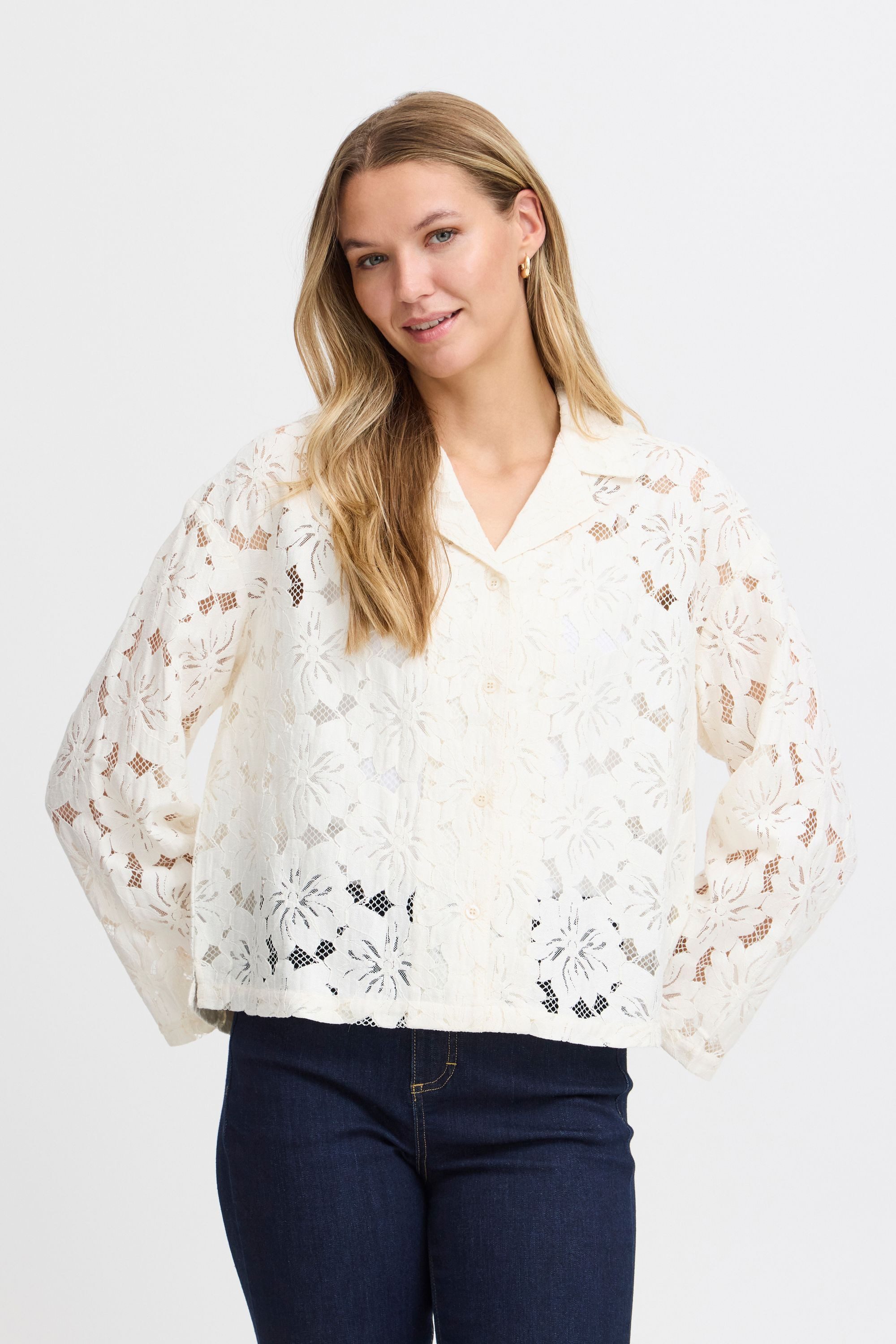 fransa Hemdbluse Kurzarmbluse