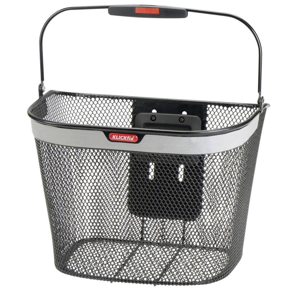 KlickFix Fahrradkorb KLICKfix Fahrradkorb Uni Korb schwarz H 26 x L 25 x B 35cm