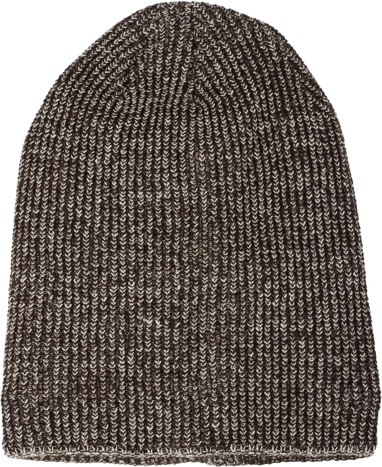 styleBREAKER Strickmütze Melierte Feinstrick Beanie Mütze günstig online kaufen