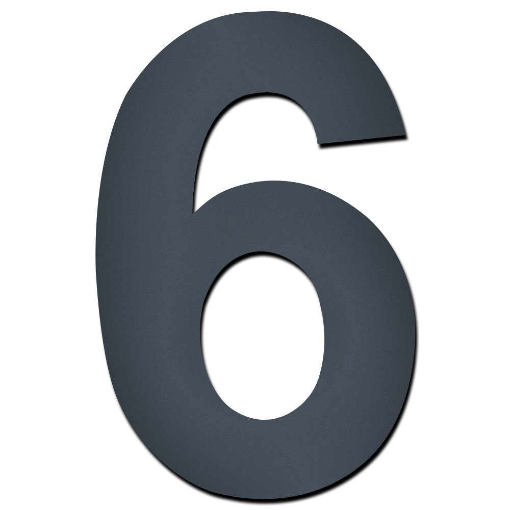 MOCAVI Briefkasten HS20 Hausnummern modern zum Einschlagen Edelstahl.