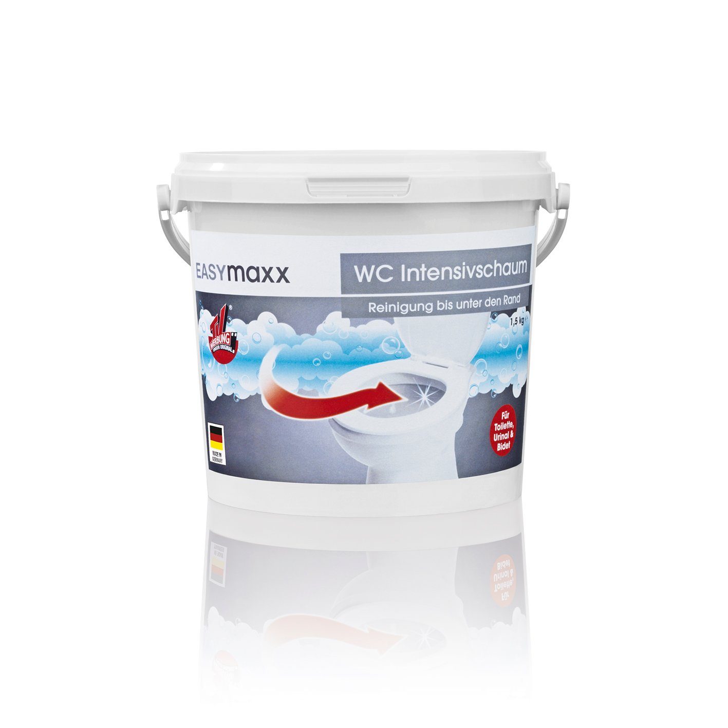 EASYmaxx WC Intensiv-Schaum Очиститель туалета (1-St. Extra starker selbstreinigender Kraftschaum auf Sauerstoffbasis)