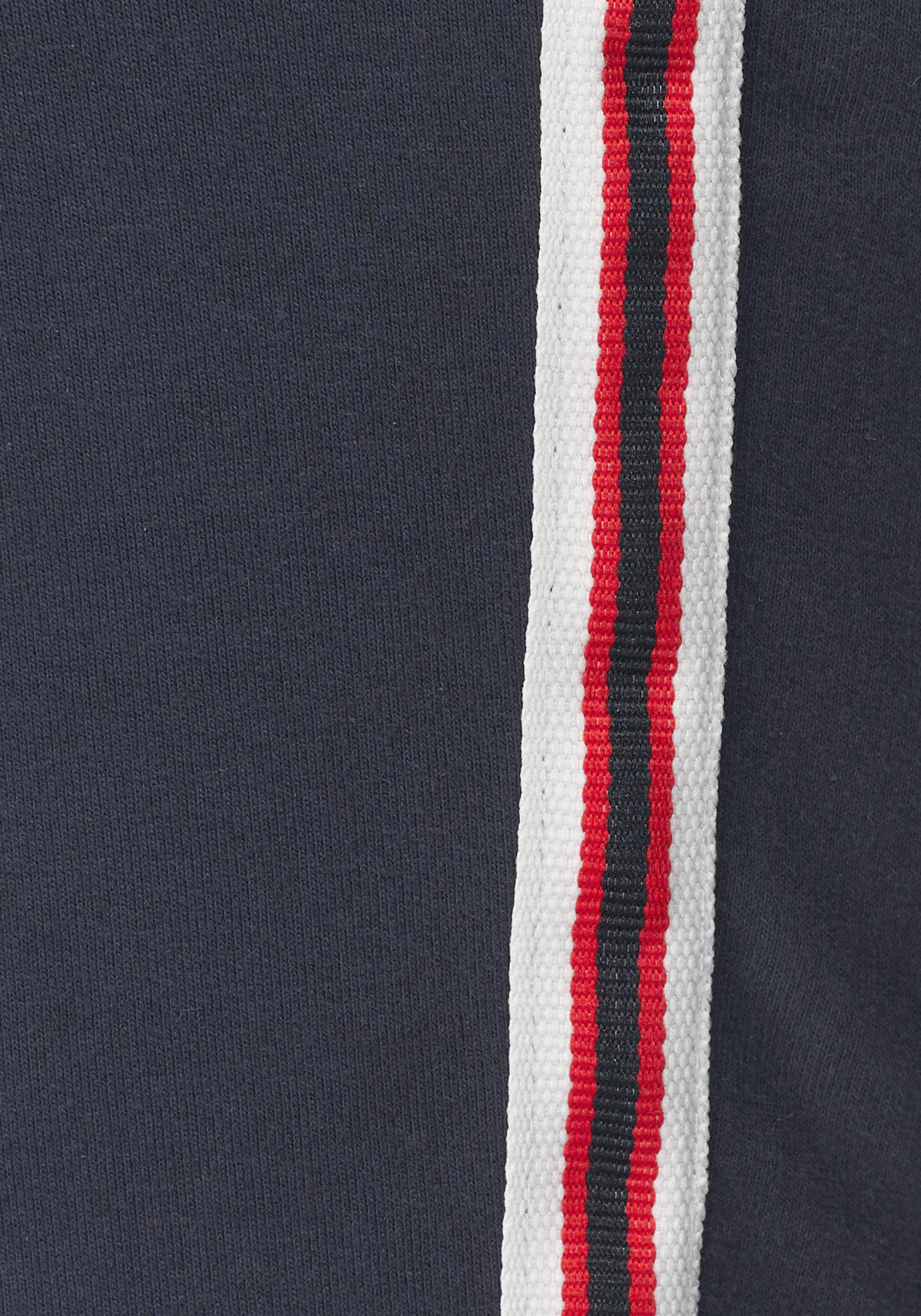 Galon-Streifen seitlichem, Jogger marine Pants mit KangaROOS aufgesetztem