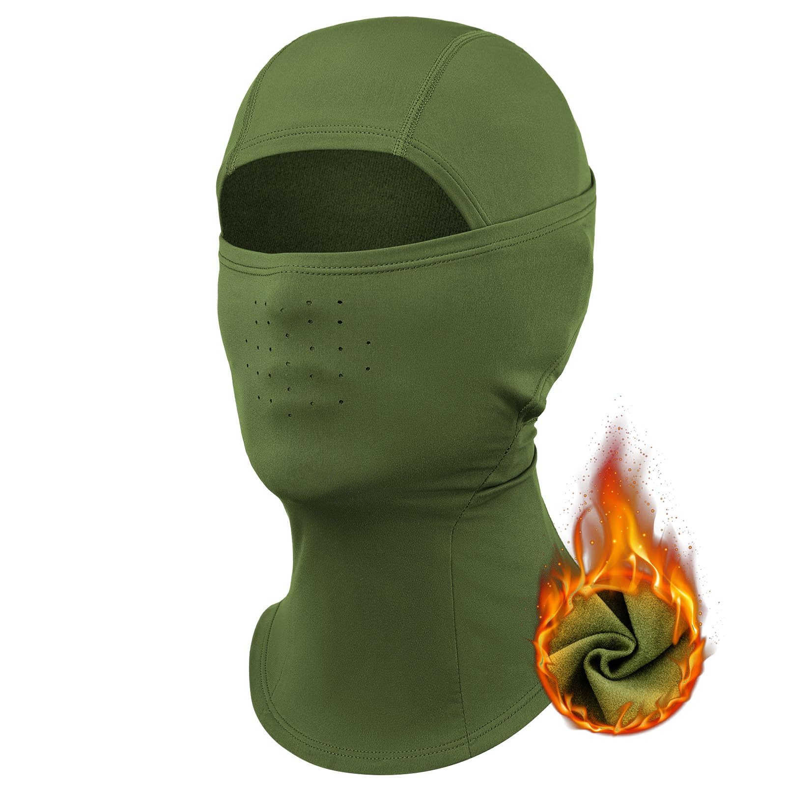 ROCKBROS Sturmhaube Balaclava Winter Skimaske Winddichte Atmungsaktive Gesichtsmaske M/L MULTIFUNKTIONAL