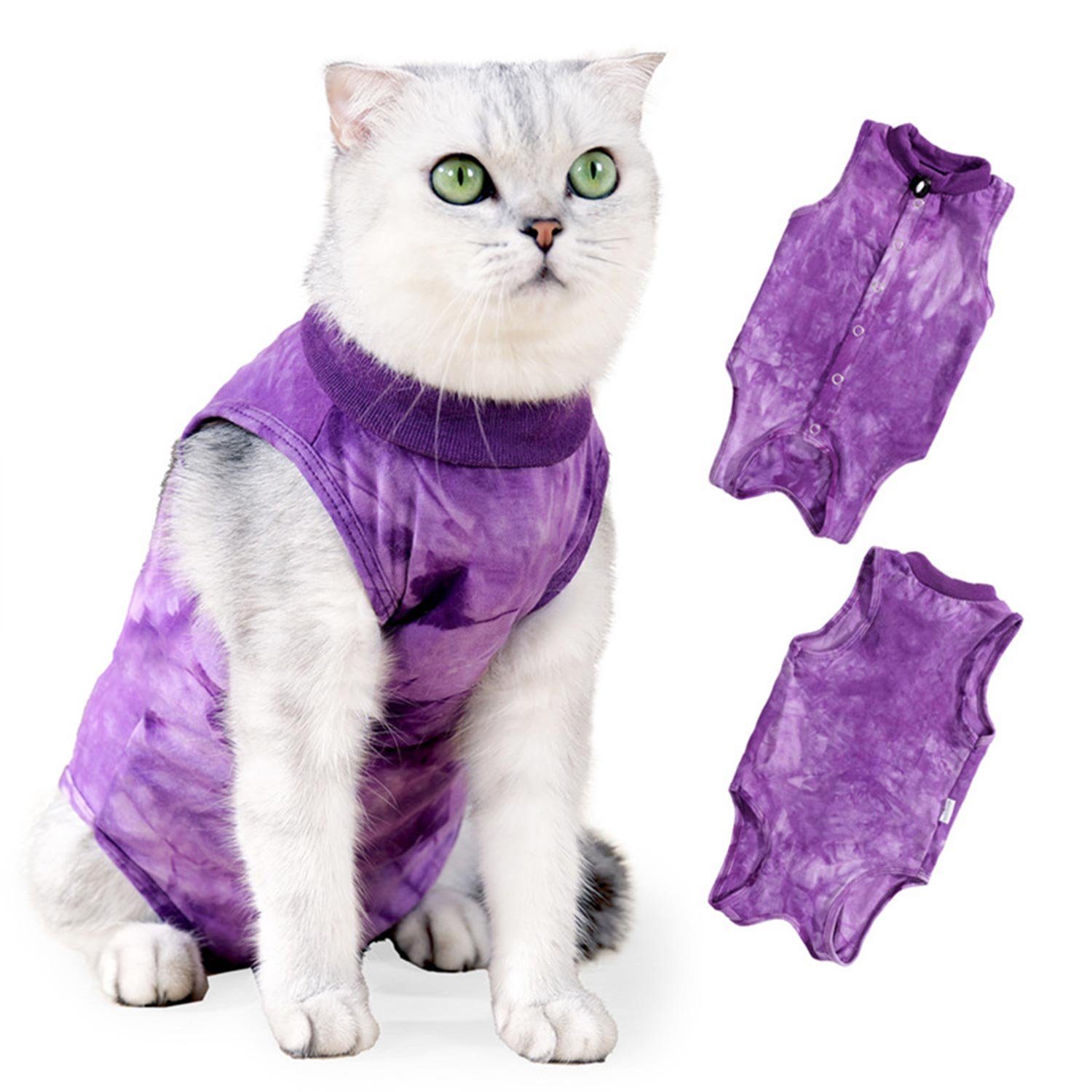 Daisred Tierkleid Katzenbody nach Erholungsanzug Kleidung Recovery Kastration