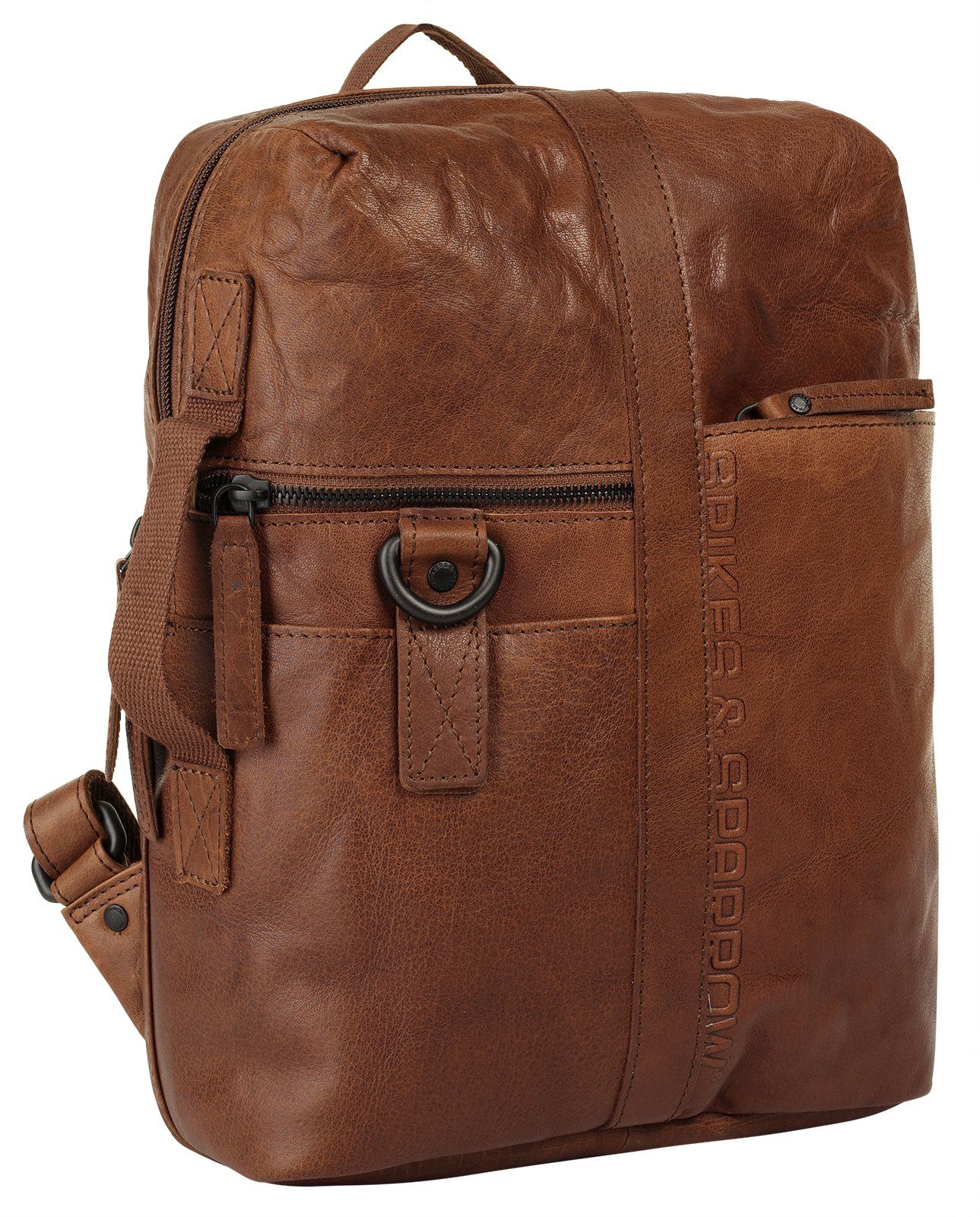 Spikes & Sparrow Laptoprucksack, echt Leder günstig online kaufen