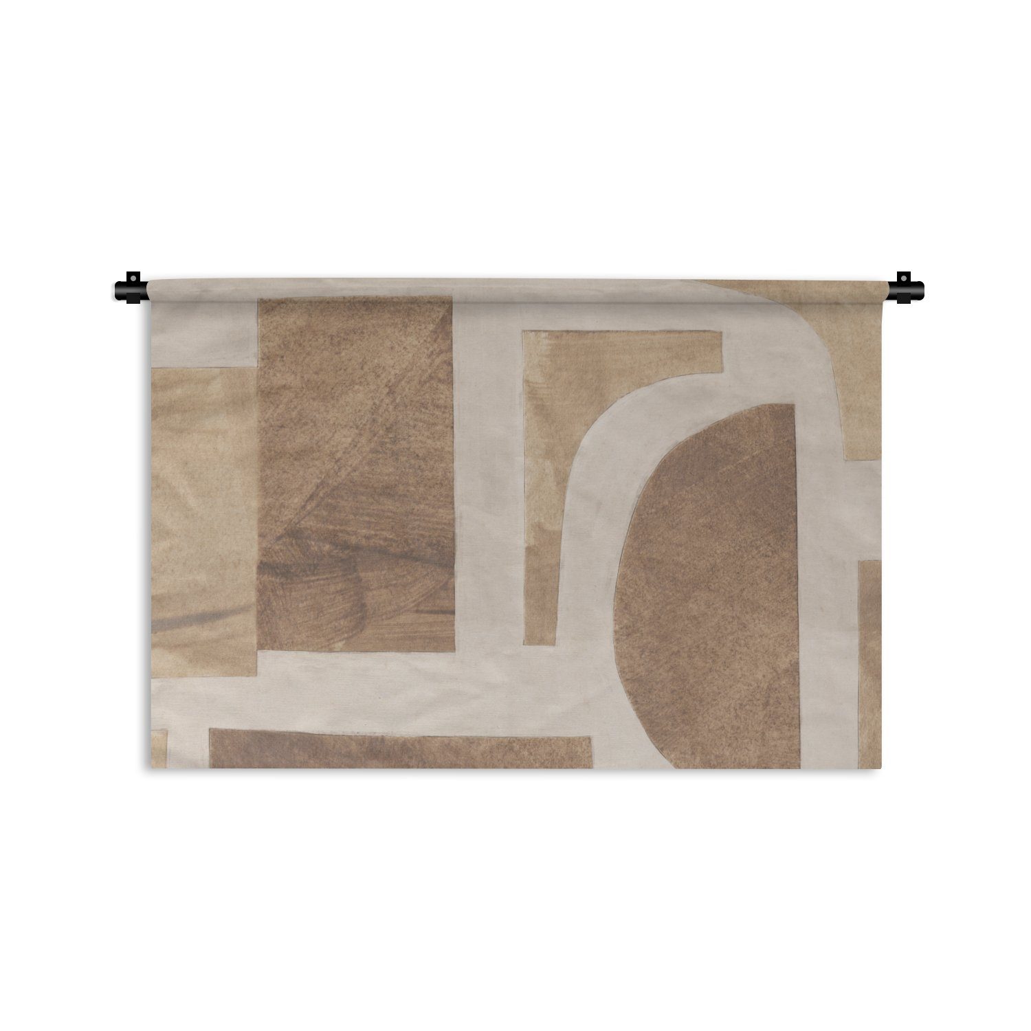 MuchoWow Wanddekoobjekt Formen - Abstrakt - Puzzle - Holz, Wanddeko für Wohnzimmer, Schlafzimmer, Kleid, Wandbehang, Kinderzimmer
