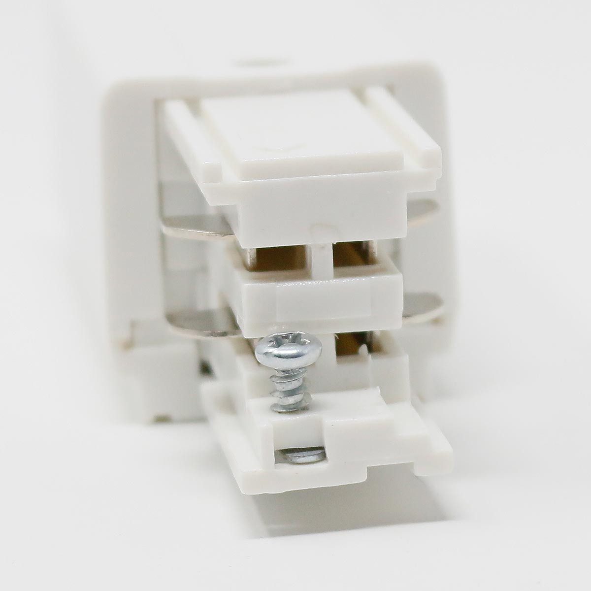 Kanlux Schienensystem-Leuchten Stromeinspeisung mit R-Stecker für "TEAR N" weiß