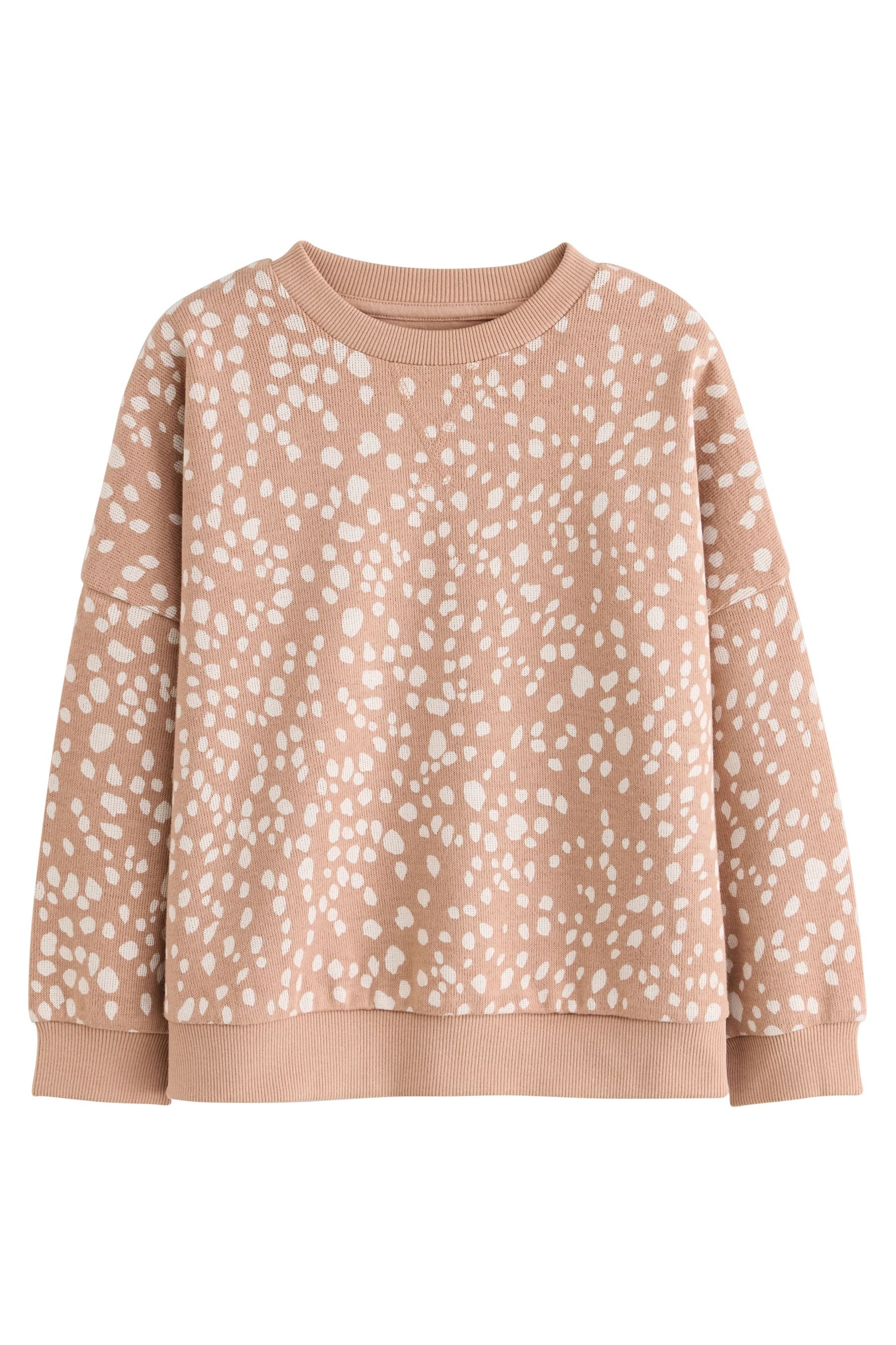 Next Sweater Geripptes, gemütliches Oversized Fit Sweatshirt (1-tlg)