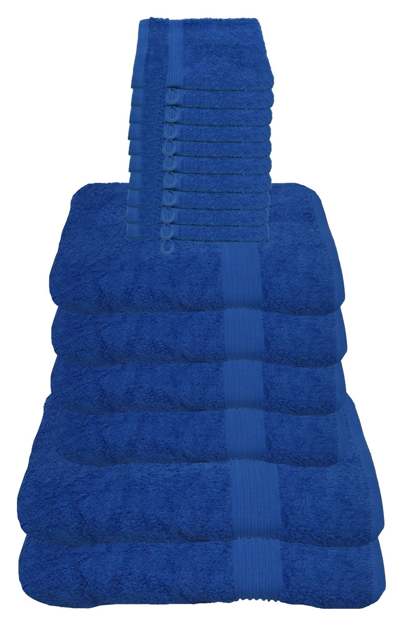 Julie Julsen Handtücher 16-Handtücher-Royalblau, Baumwolle (16-St) günstig online kaufen