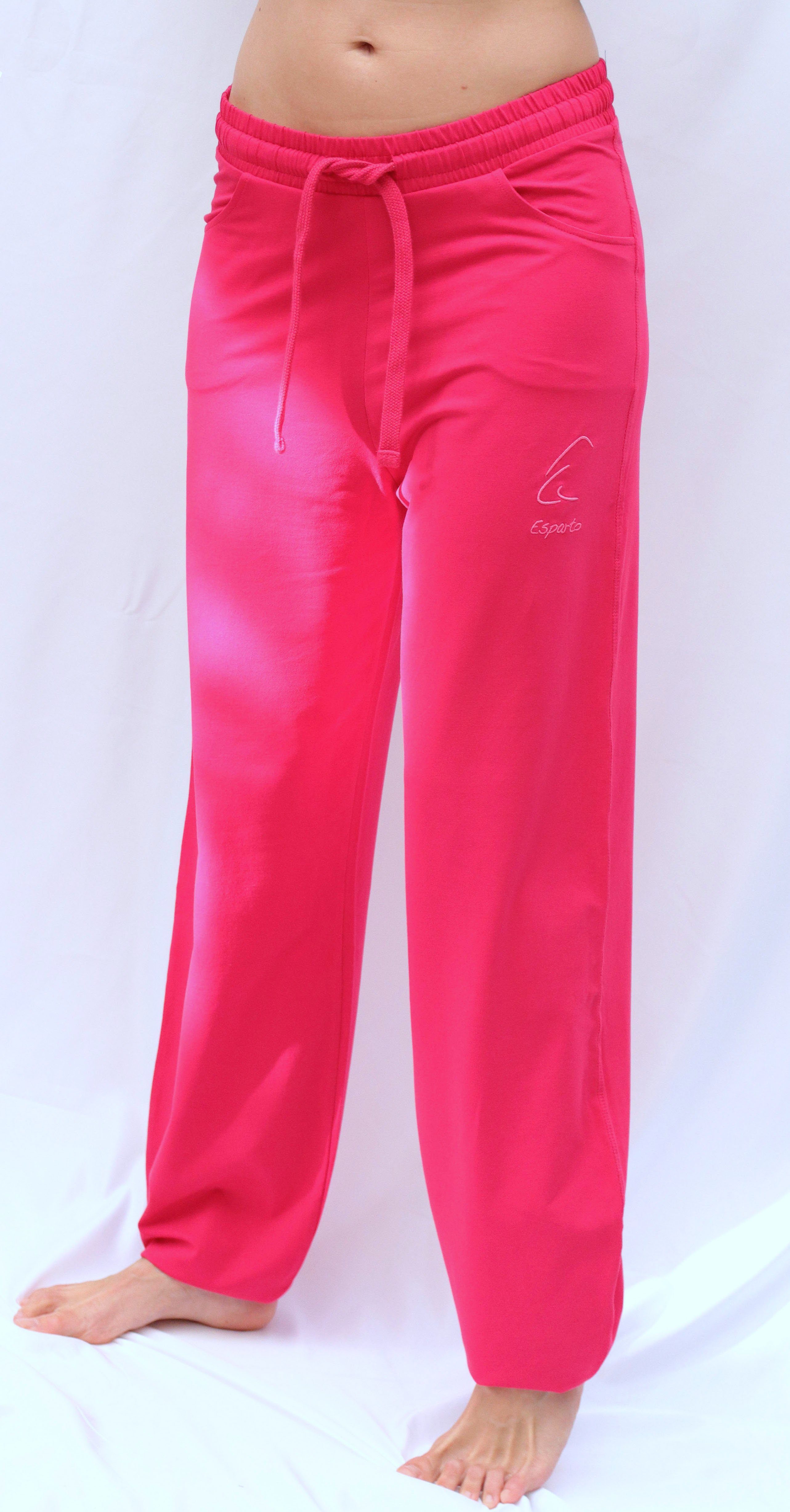 ESPARTO Yogahose Yoga- und Sporthose Sitaara unisex (mit Kordel im Bund) Bindegürtel / -kordel
