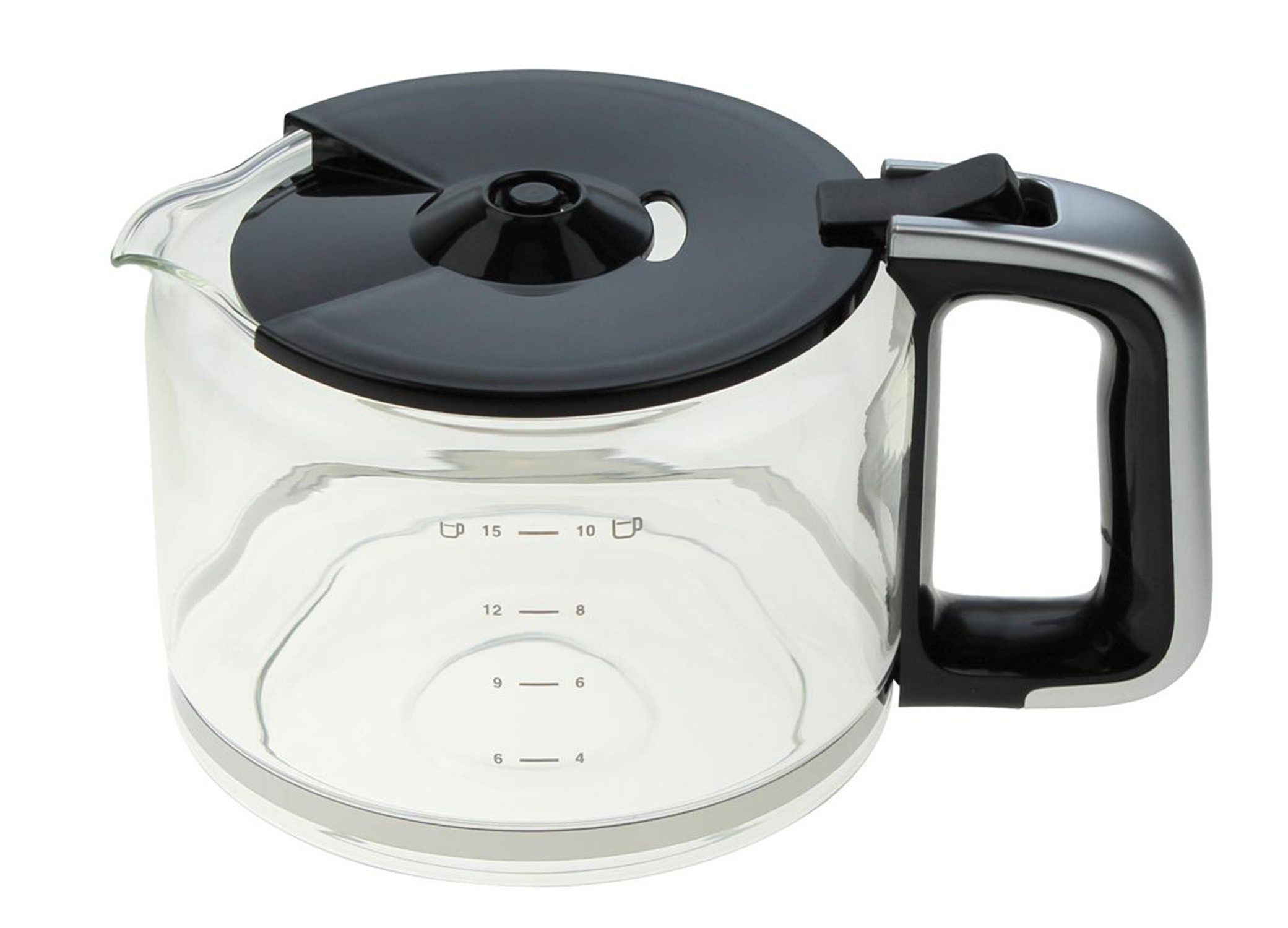 Krups Kaffeekanne Krups SS-208777 Glaskanne für KM6008 Smart'n Light Kaffeemaschine