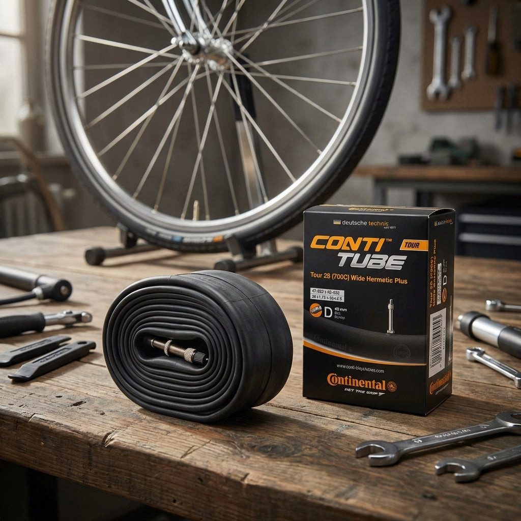 CONTINENTAL Fahrradschlauch Continental Schlauch Conti Tour 28 Wide Hermetic Plus 27/28x1 1/4-1.75