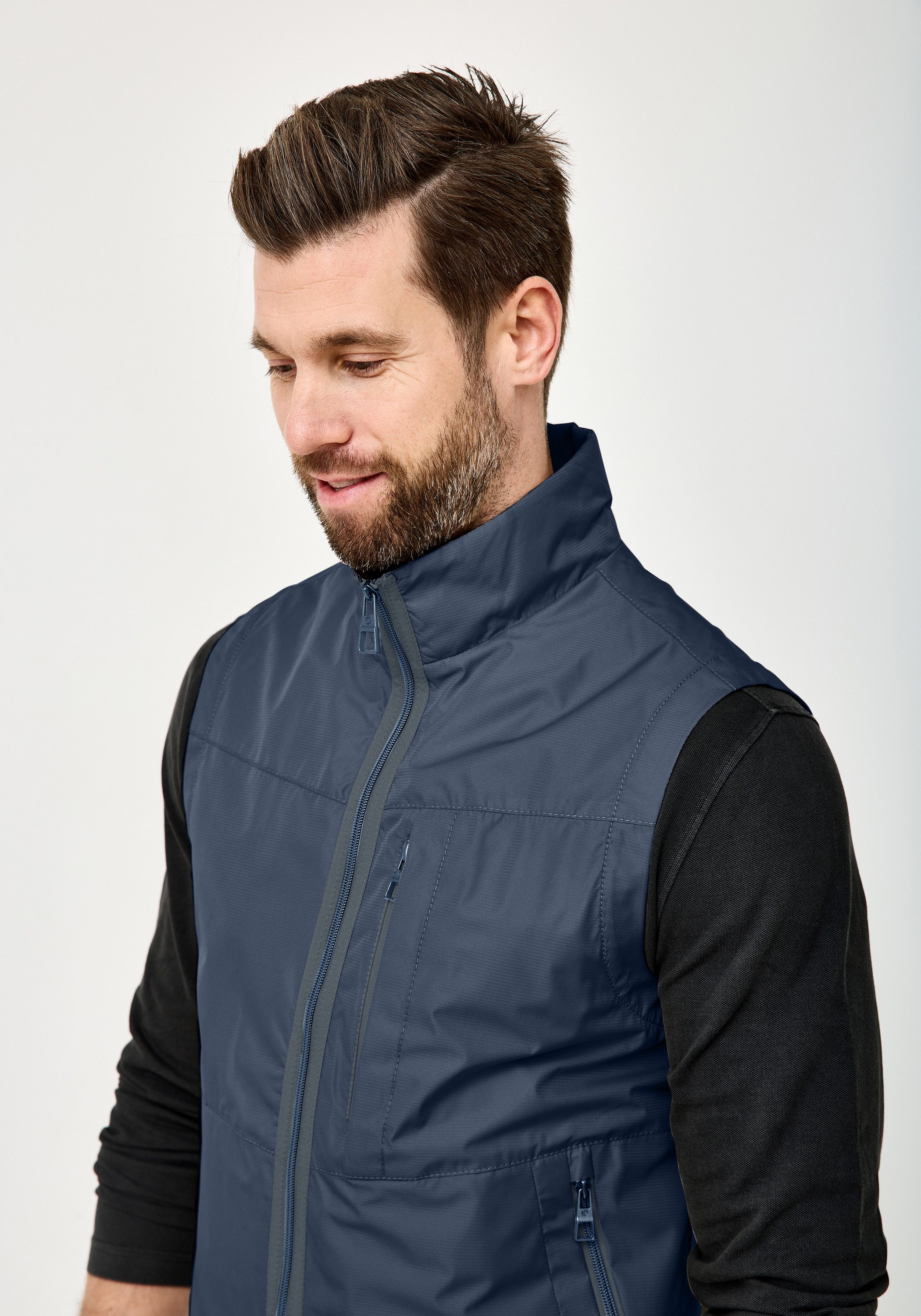 Redpoint Kurzweste WOODY Leichte Regular Fit Blouson Weste – Bild 5 von 5