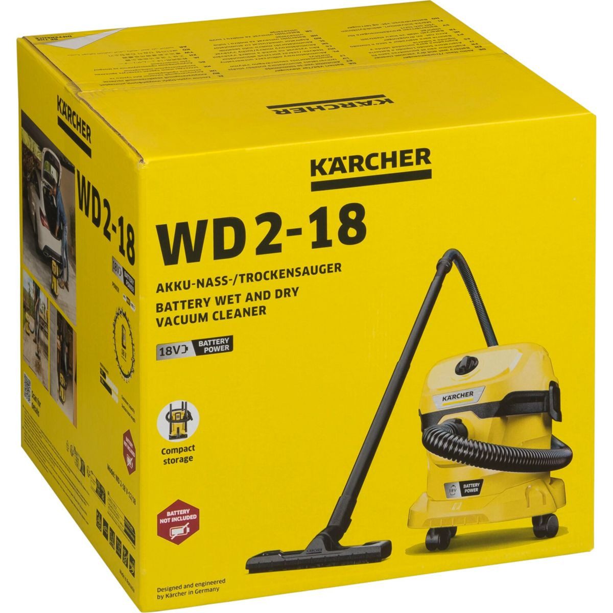 KÄRCHER Nass-Trocken-Sauger WD 2-18 V-12/18