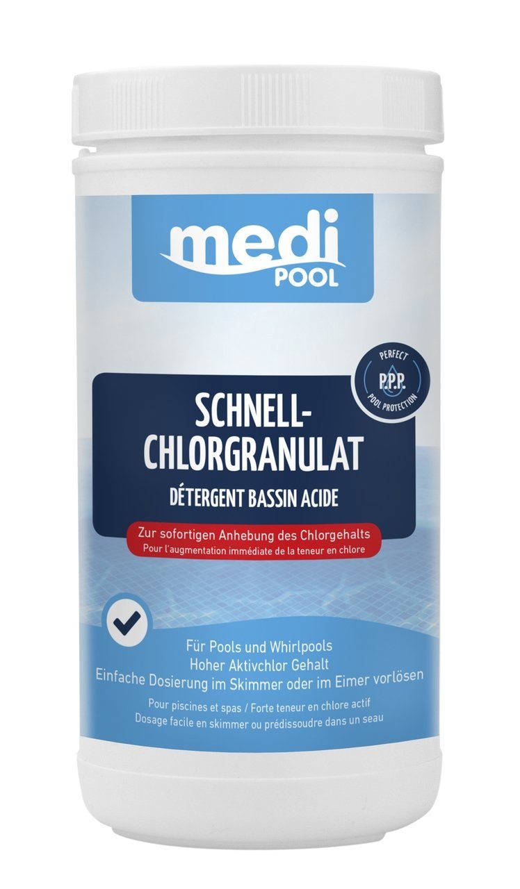 mediPOOL Poolpflege mediPOOL Schnell-ChlorGranulat, (Spar-Set)