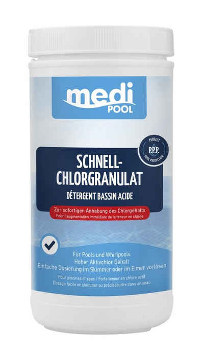 mediPOOL Poolpflege mediPOOL Schnell-ChlorGranulat, (Spar-Set)