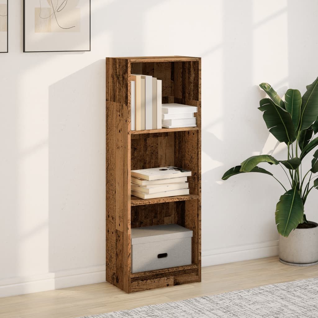 vidaXL Bücherregal Bücherregal Altholz-Optik 40x24x109 cm günstig online kaufen