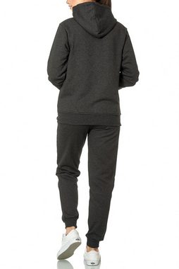 L.gonline Freizeitanzug Damen Jogging-ANZUG X240, Prime (Kapuzenjacke mit Reißverschluss, Hose, 2-tlg), Fitness Freizeit Casual