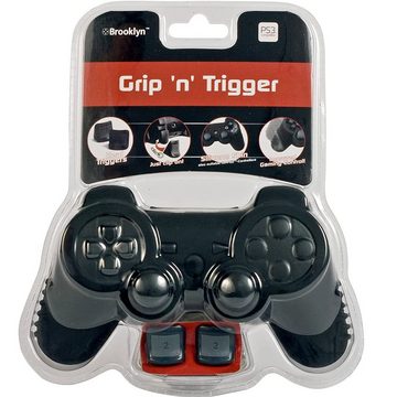 Brooklyn Konsolen-Tasche Pack Silikon Schutz-Hülle Tasche + Triggers, Steuerungszugriff, besserer Grip, Set für Sony PS3 Wireless Controller