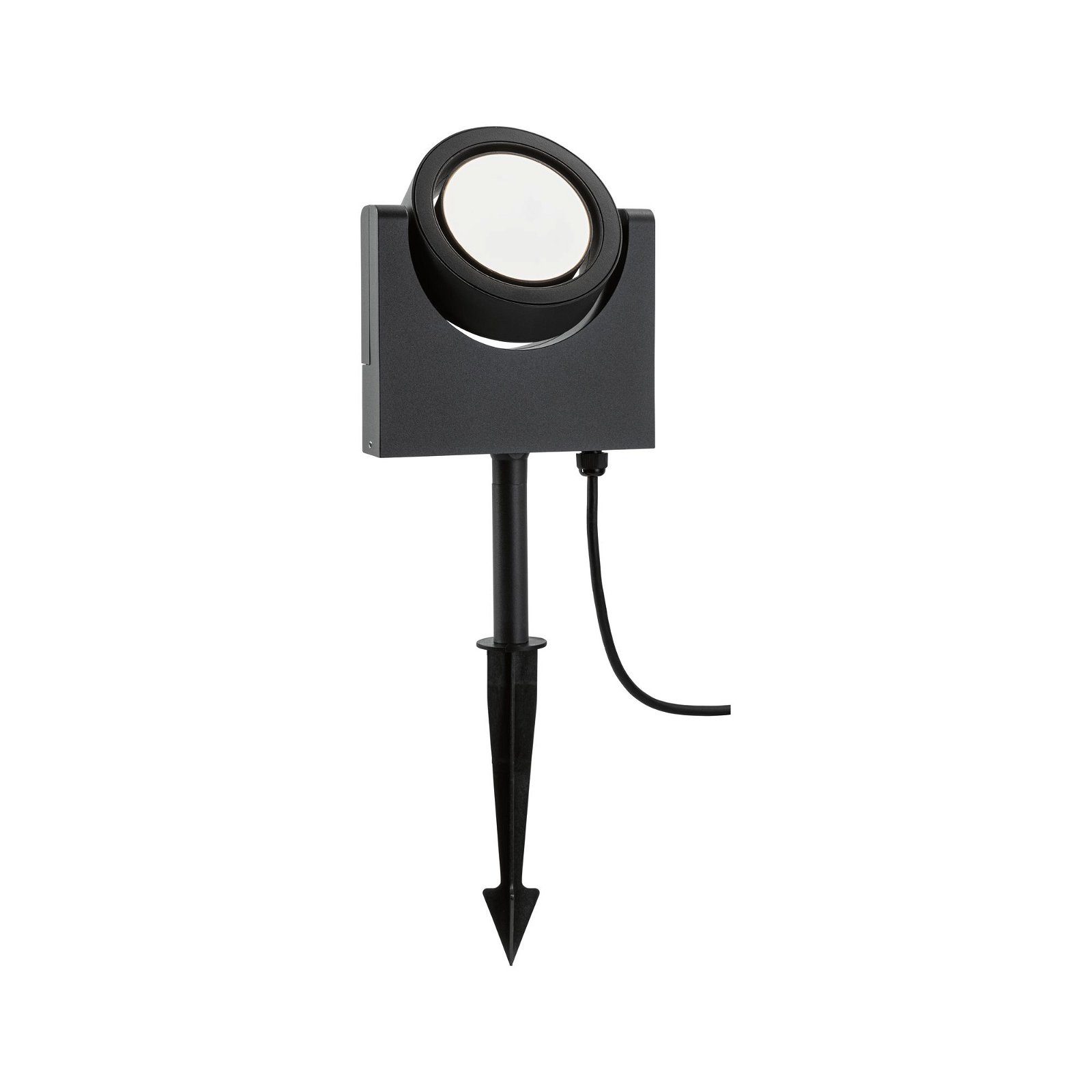 Paulmann LED Gartenstrahler Swivea IP44 183x46mm 3000K 8W 460lm 230V Anthrazit Aluminium, LED fest integriert, Warmweiß