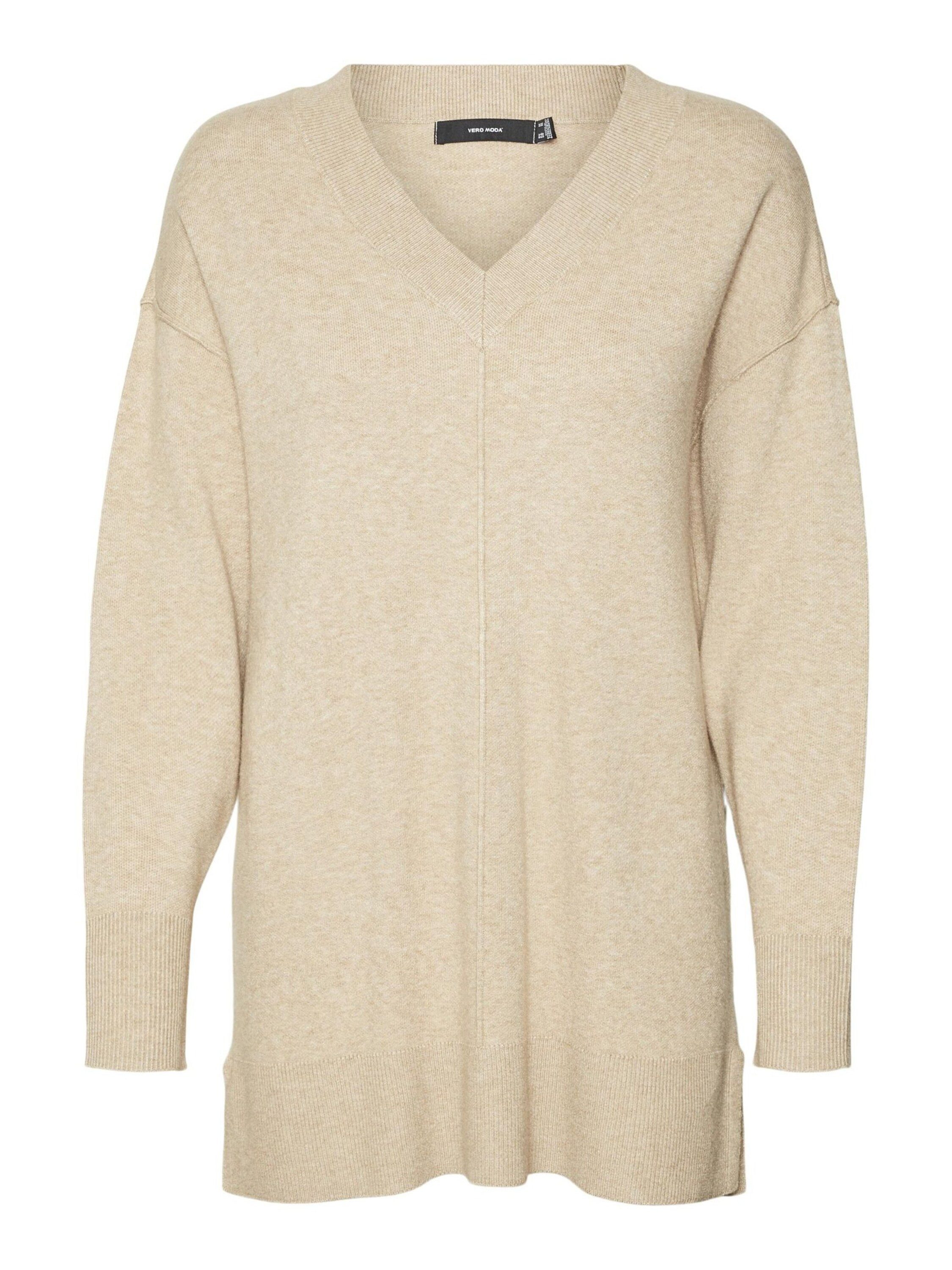 Vero Moda Strickpullover Gold (1-tlg) Plain/ohne günstig online kaufen
