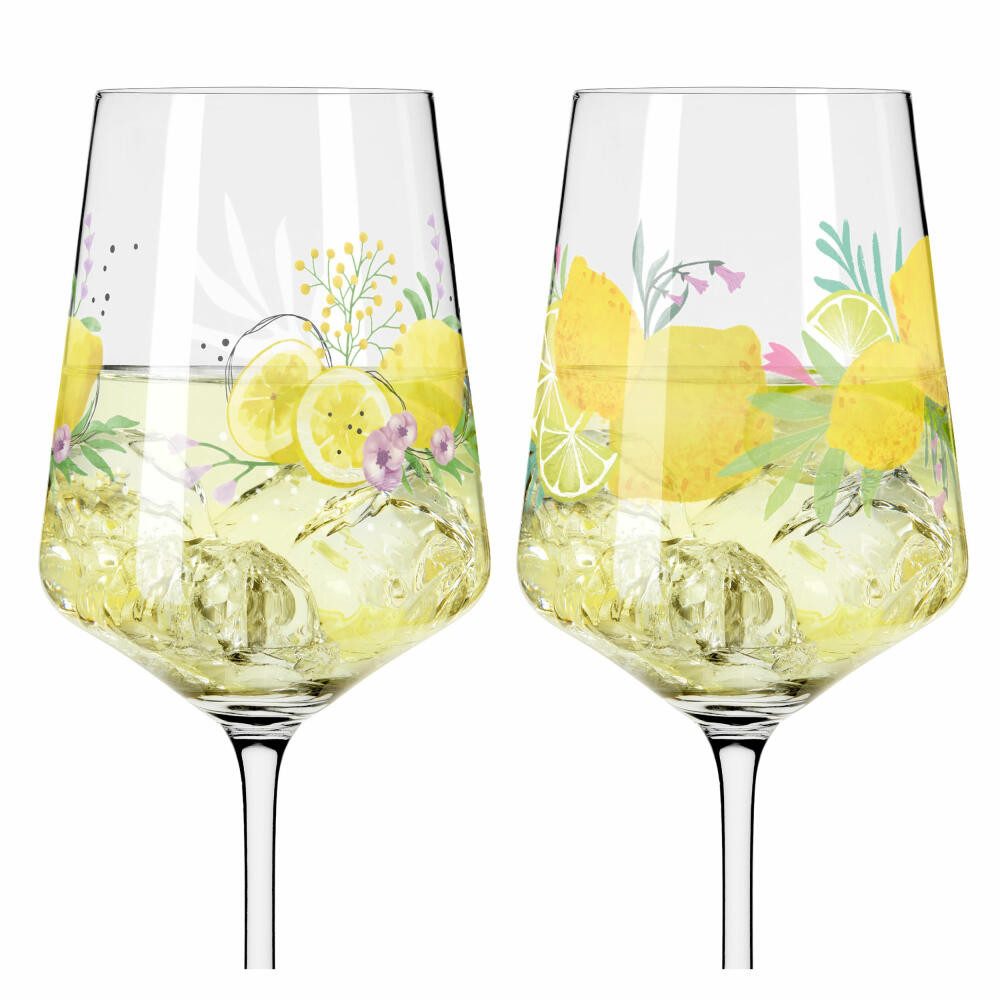 Ritzenhoff Schnapsglas Limoncello 2er Set Sommertau 019 020, 2-tlg., Kristallglas – Bild 3 von 5
