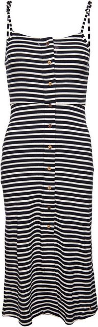 Superdry Spaghettikleid »CHARLOTTE BUTTON DOWN DRESS« mit modischer Knopfleiste in