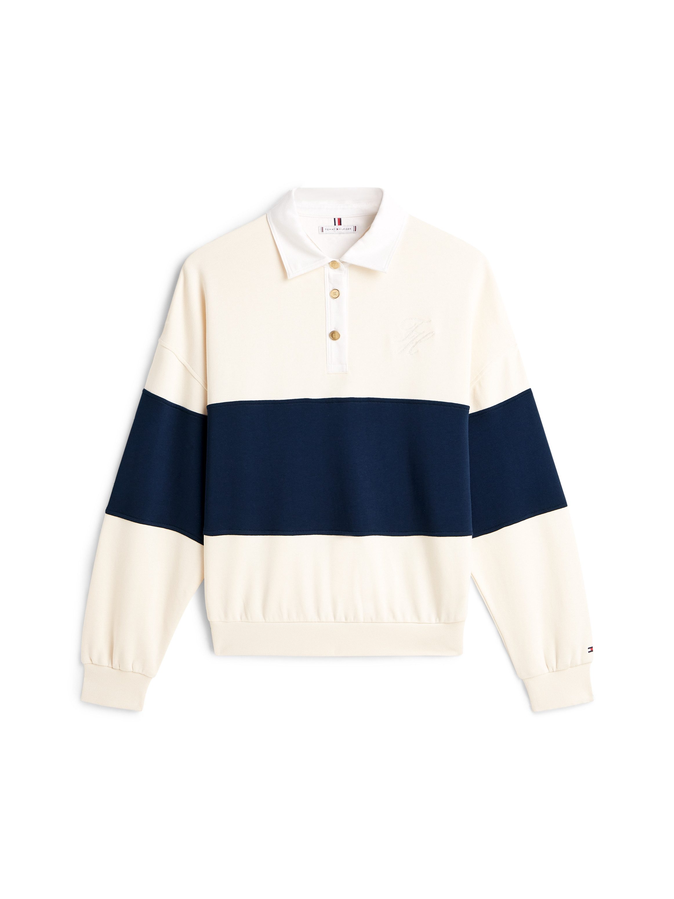 Sweatshirt GOLD BTN RUGBY FLEECE SWTSRT