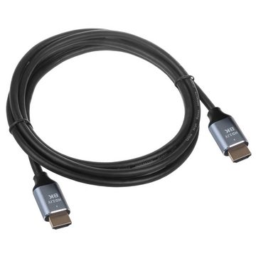 Maclean MCTV-440/MCTV-441/MCTV-442 HDMI-Kabel, (200 cm), HDMI 2.1a Kabel 8K 60Hz 4320p /4K 120Hz 2160p