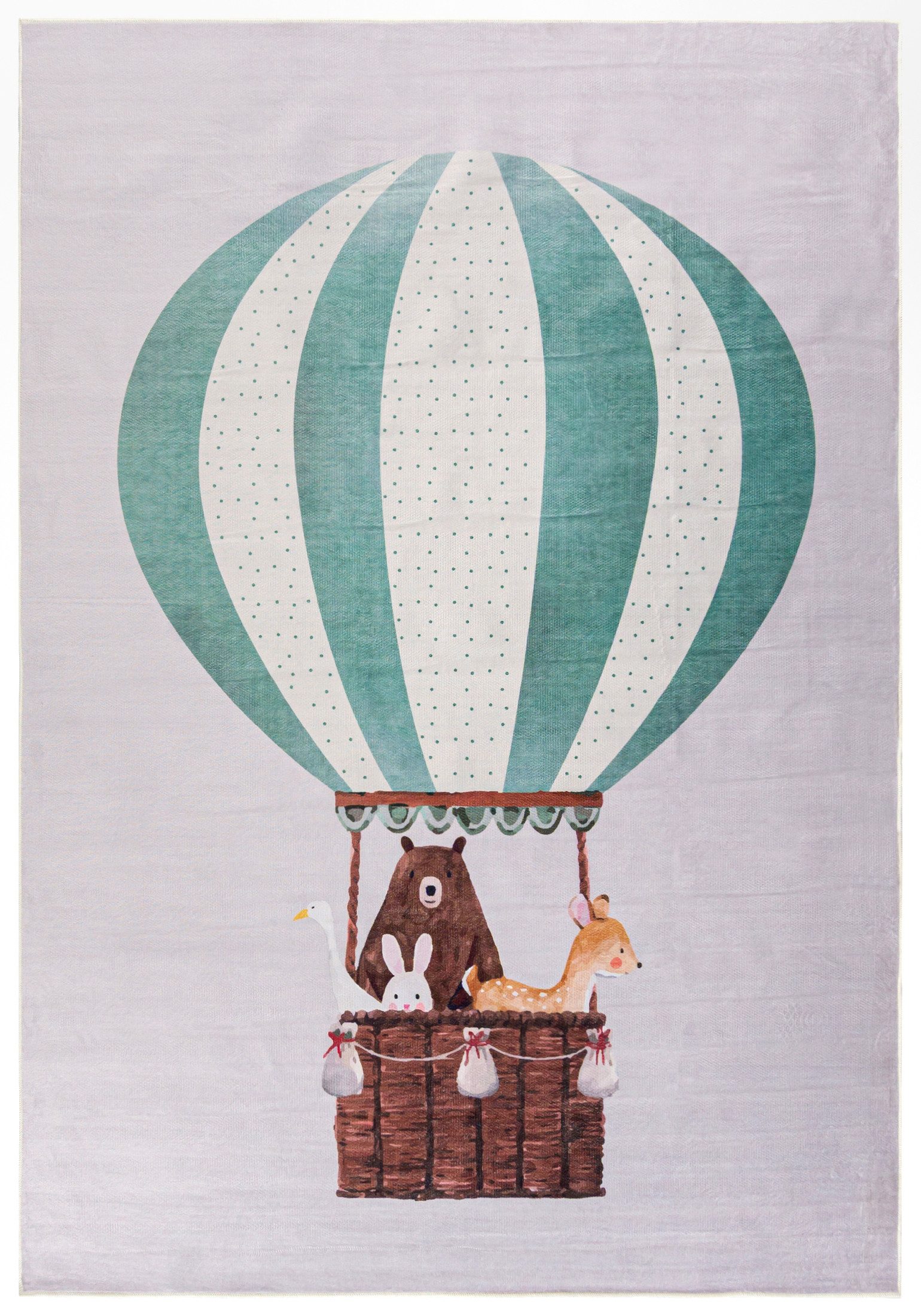 Mazovia Designteppich Kinder Ballon, Tierisch Kinderzimmer, günstig online kaufen